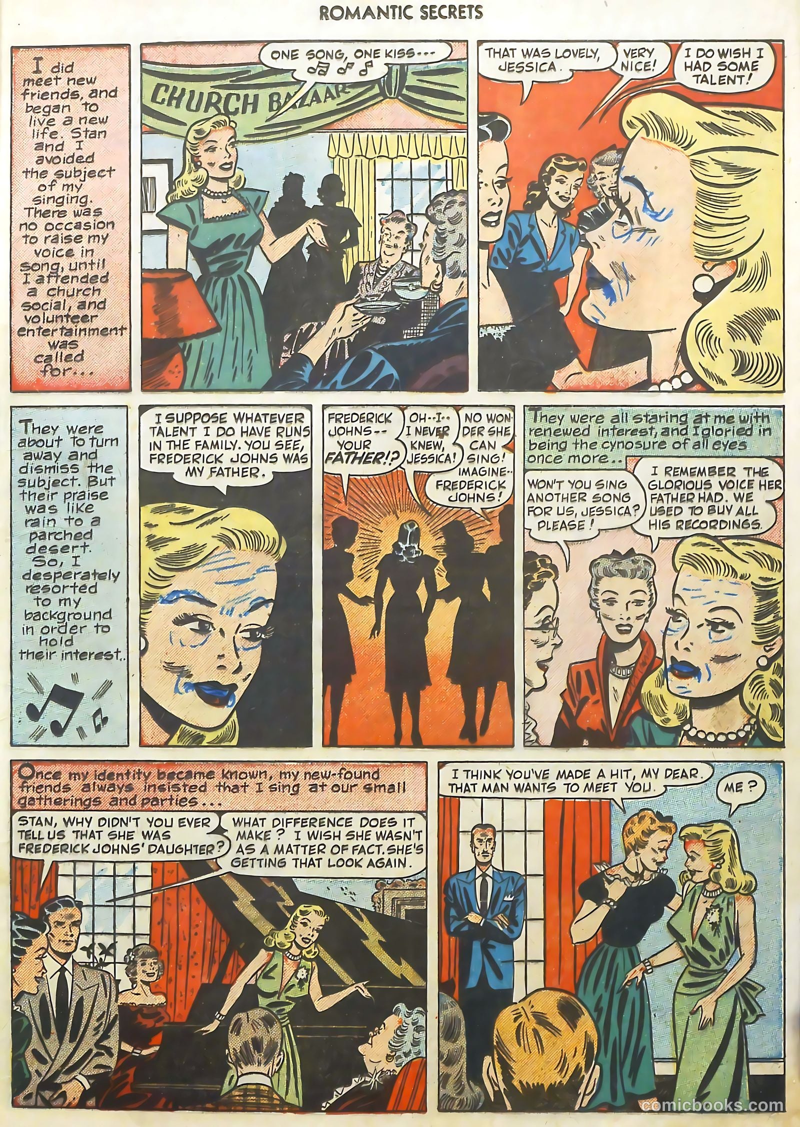 Romantic Secrets #11 (1950) — page 44 of 48