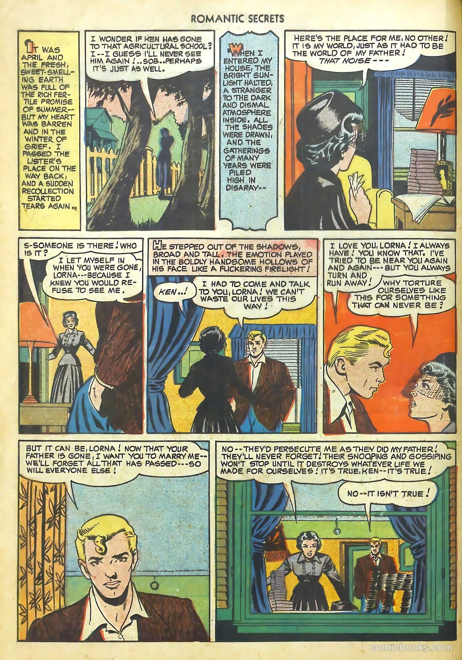 Romantic Secrets #12 (1950) — page 5 of 37