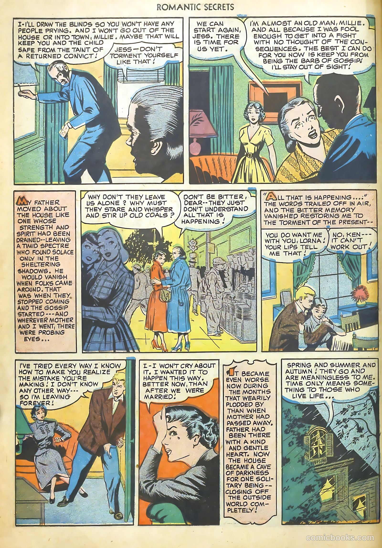 Romantic Secrets #12 (1950) — page 7 of 37