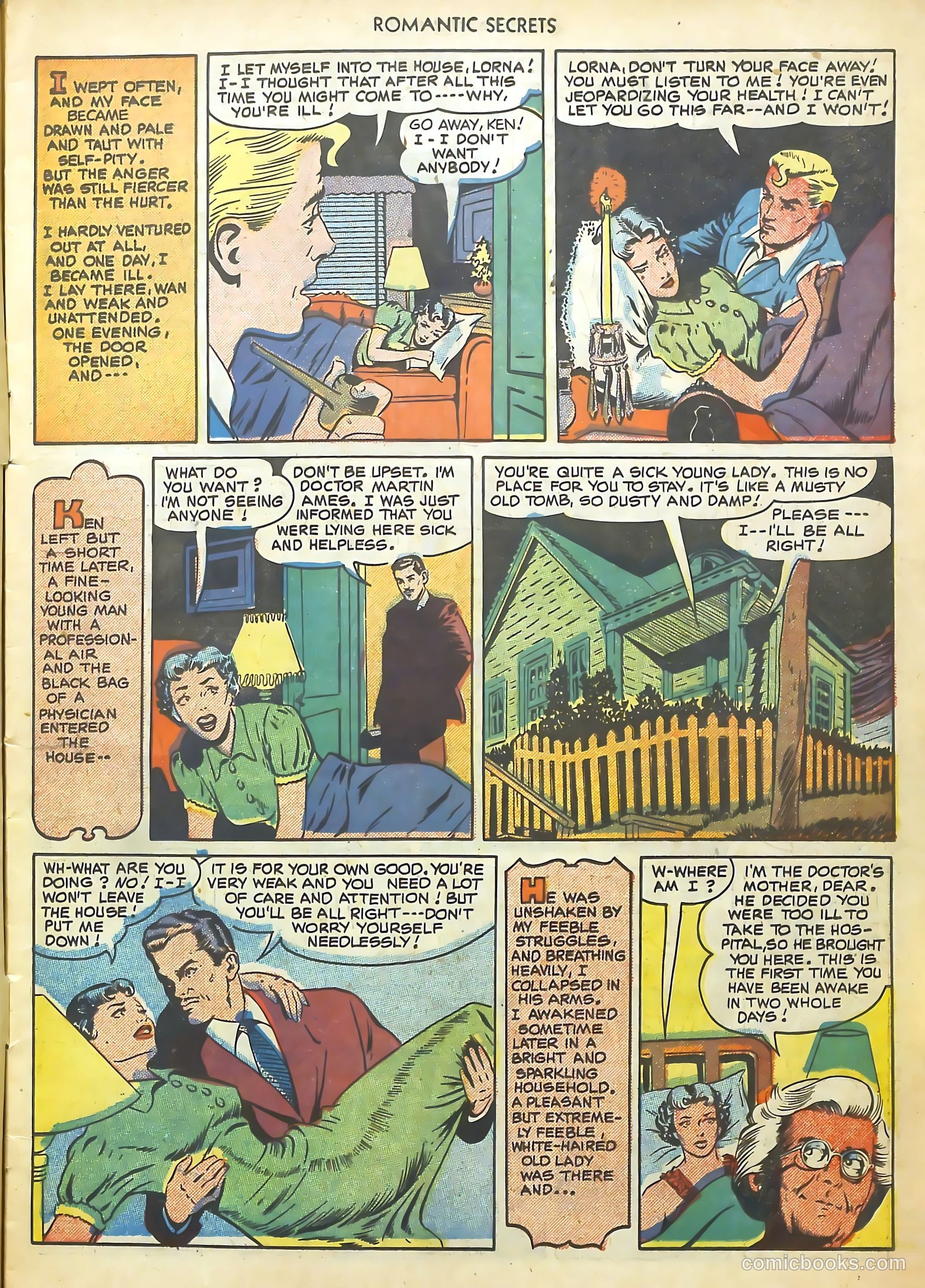 Romantic Secrets #12 (1950) — page 8 of 37