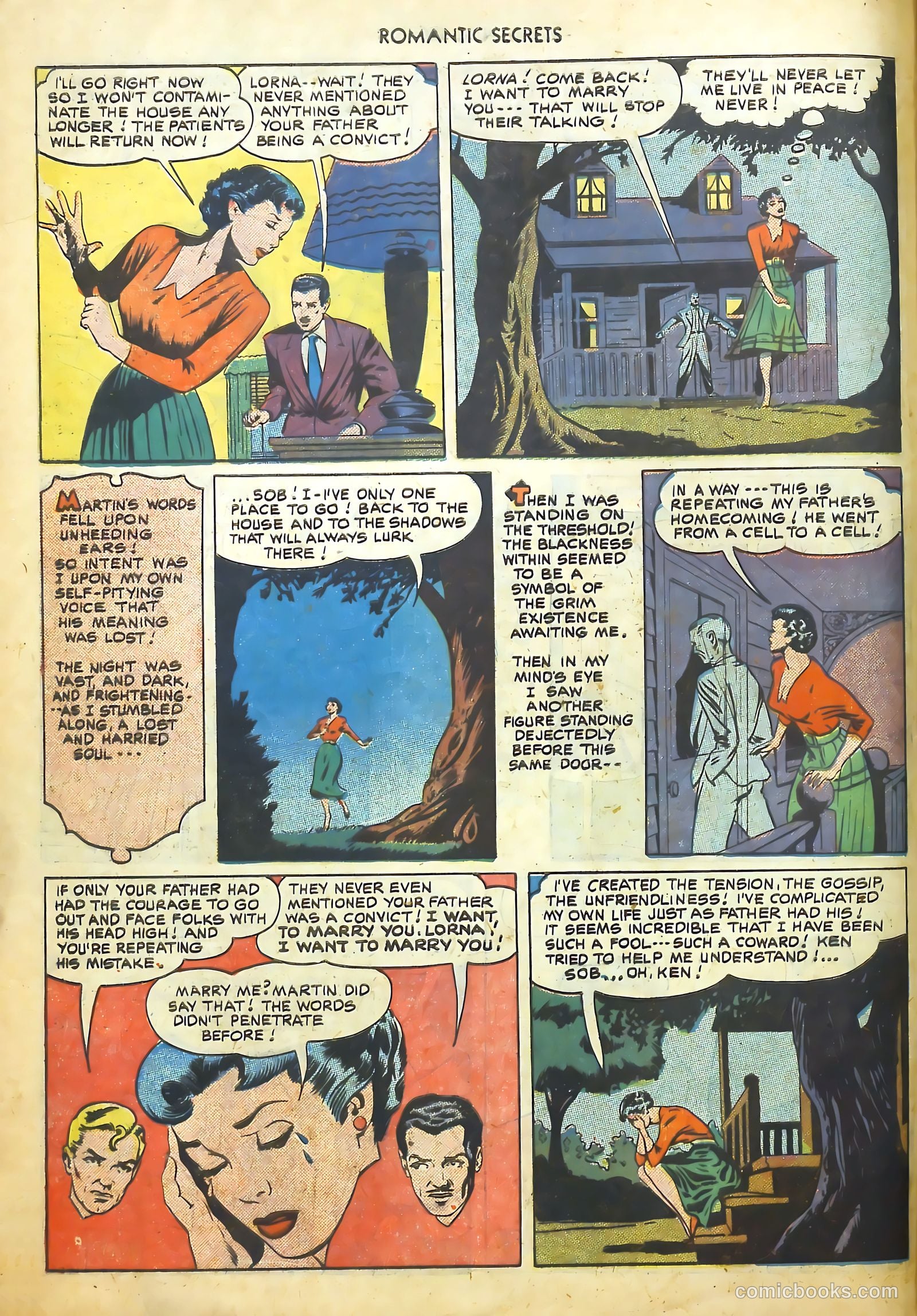 Romantic Secrets #12 (1950) — page 13 of 37