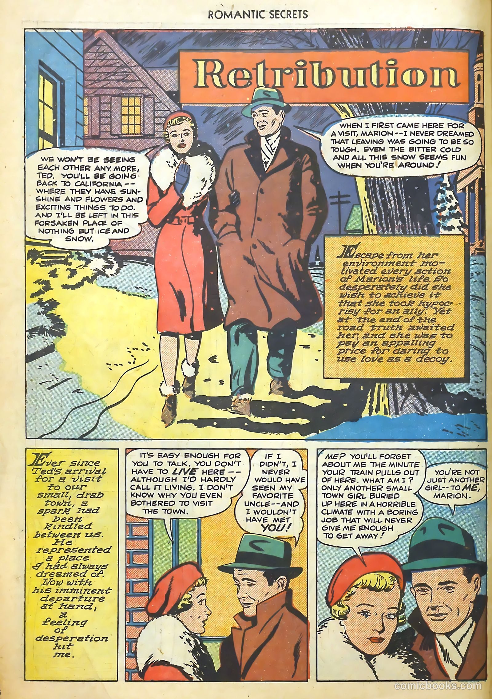 Romantic Secrets #12 (1950) — page 15 of 37