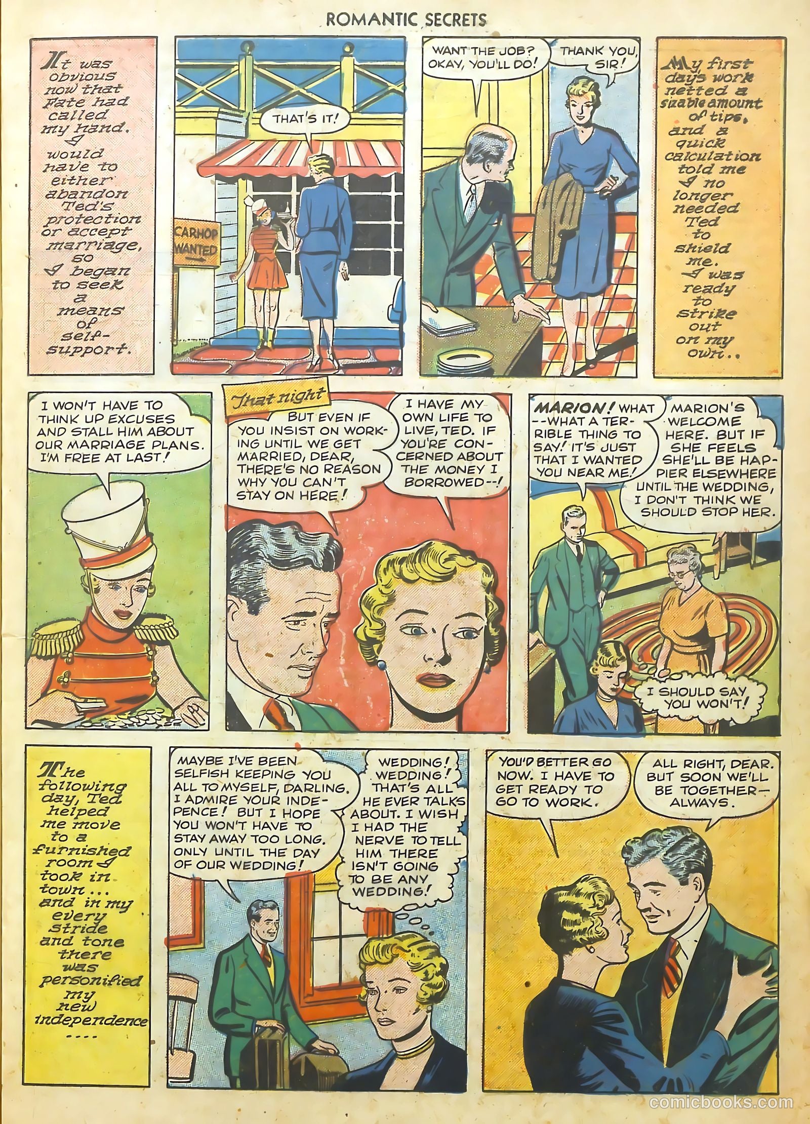 Romantic Secrets #12 (1950) — page 18 of 37