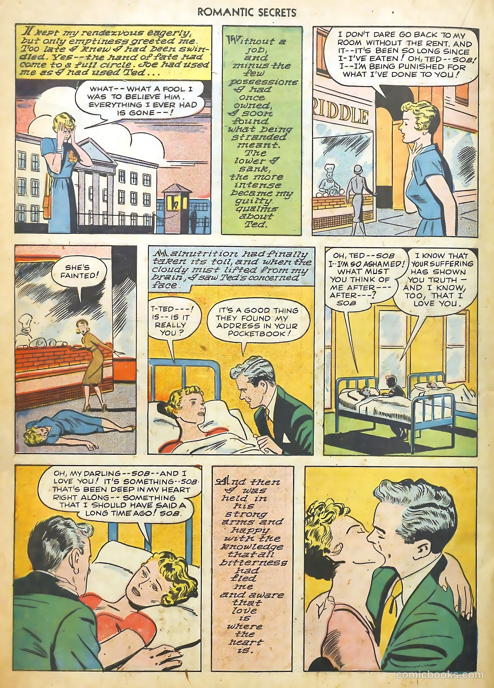 Romantic Secrets #12 (1950) — page 21 of 37