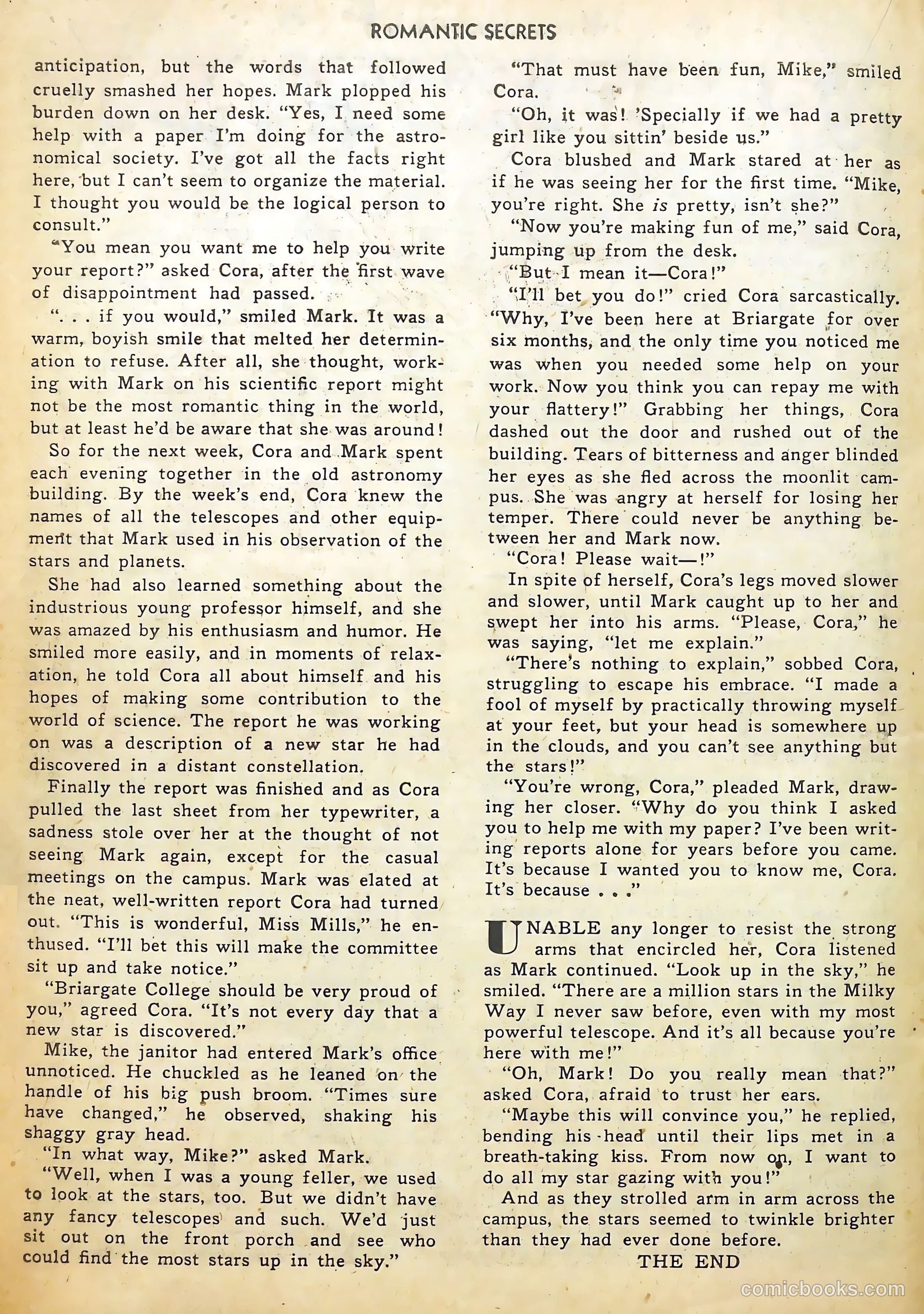 Romantic Secrets #12 (1950) — page 23 of 37