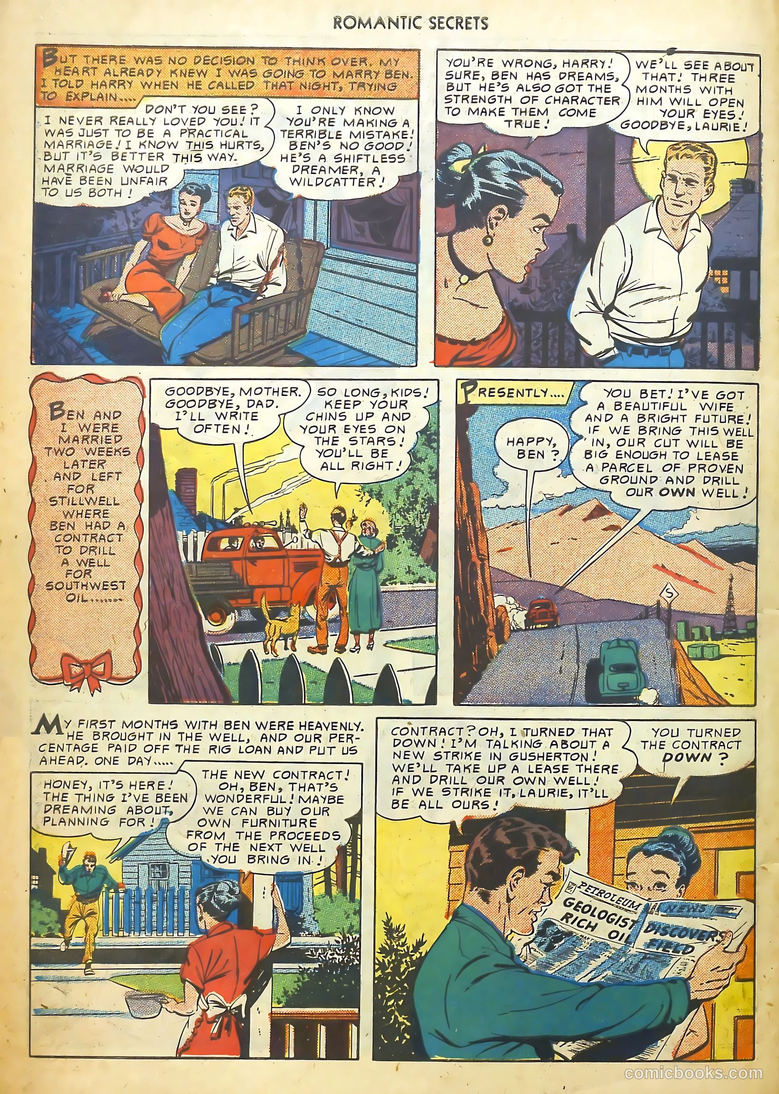 Romantic Secrets #12 (1950) — page 27 of 37