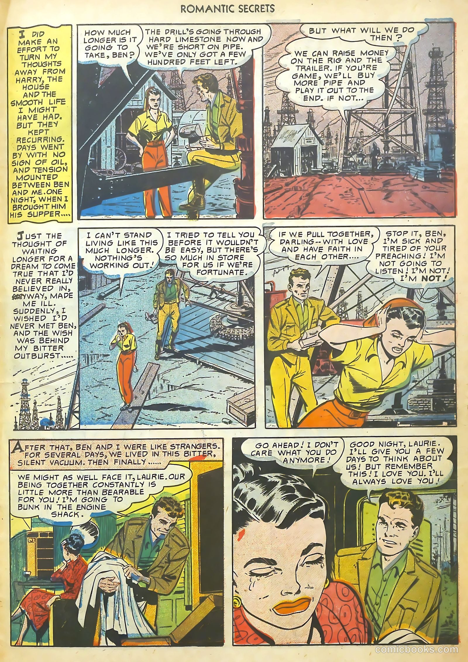 Romantic Secrets #12 (1950) — page 32 of 37
