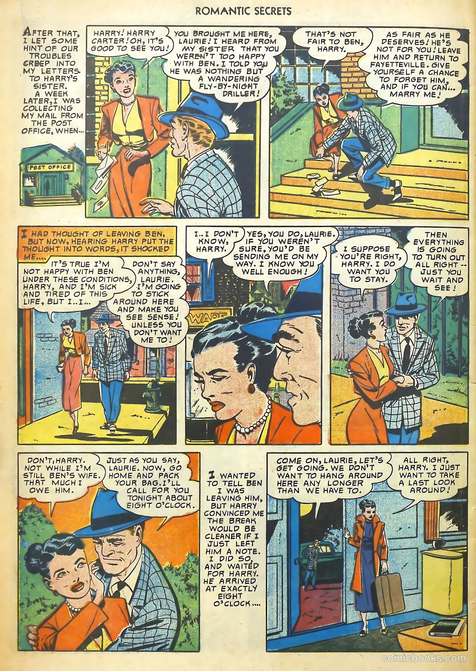 Romantic Secrets #12 (1950) — page 33 of 37