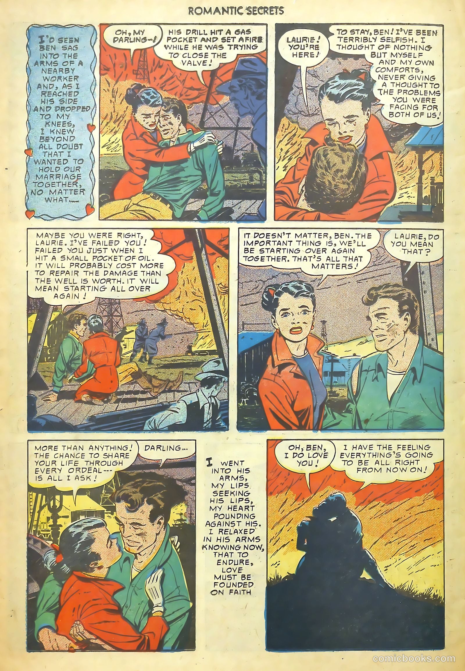 Romantic Secrets #12 (1950) — page 35 of 37