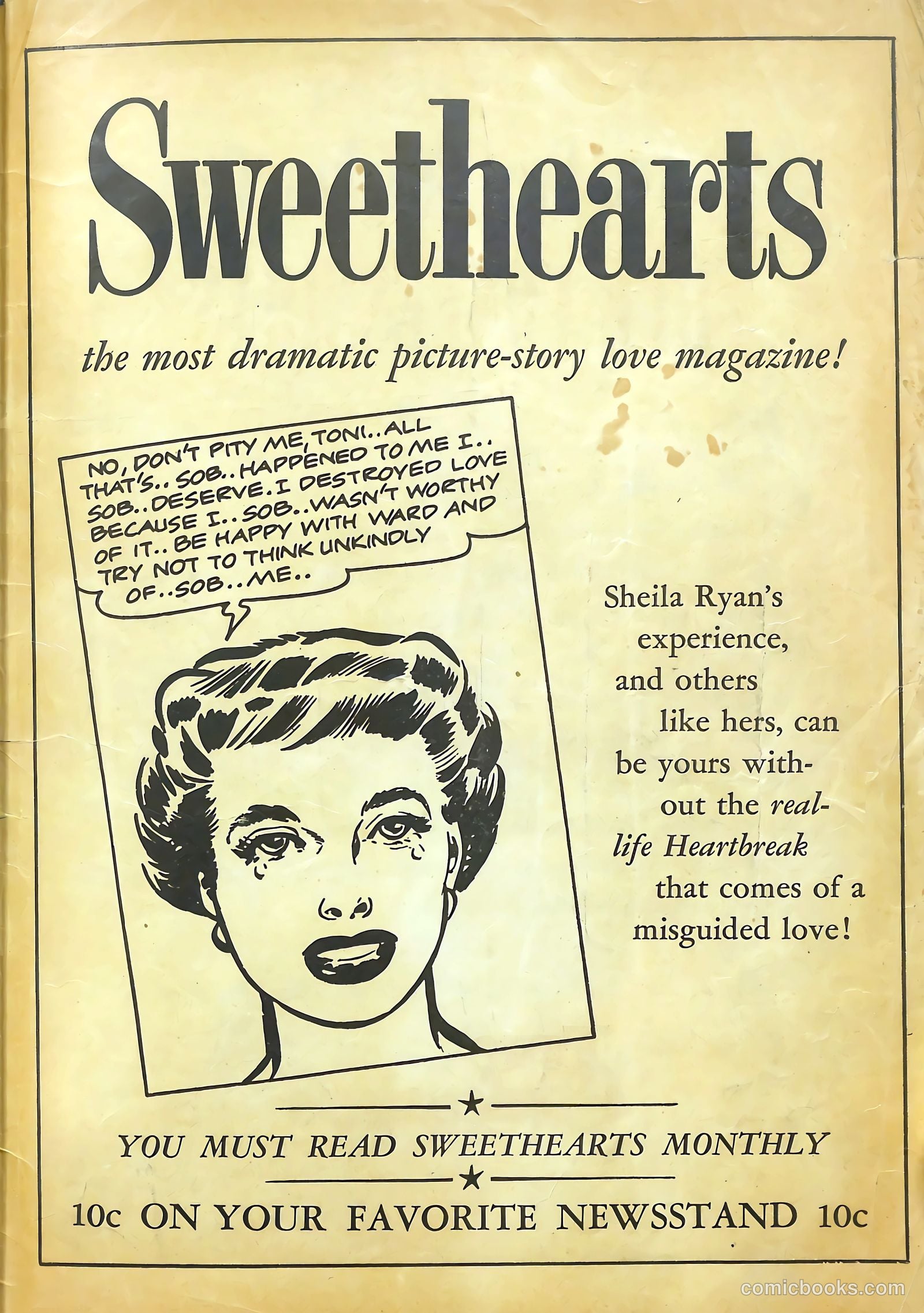 Romantic Secrets #12 (1950) — page 36 of 37