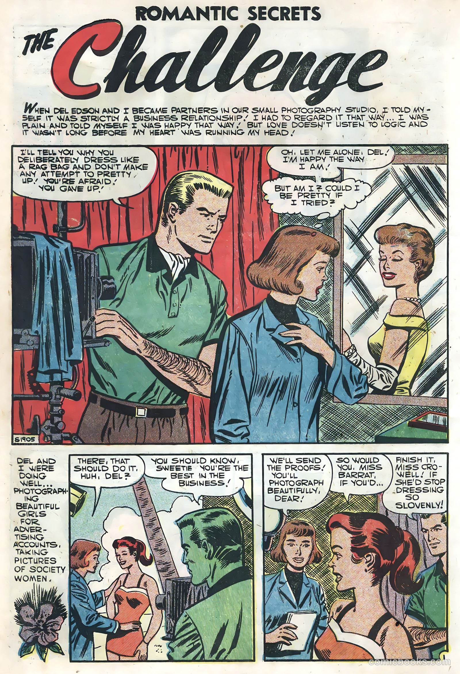 Romantic Secrets #12 (1957) — page 10 of 36