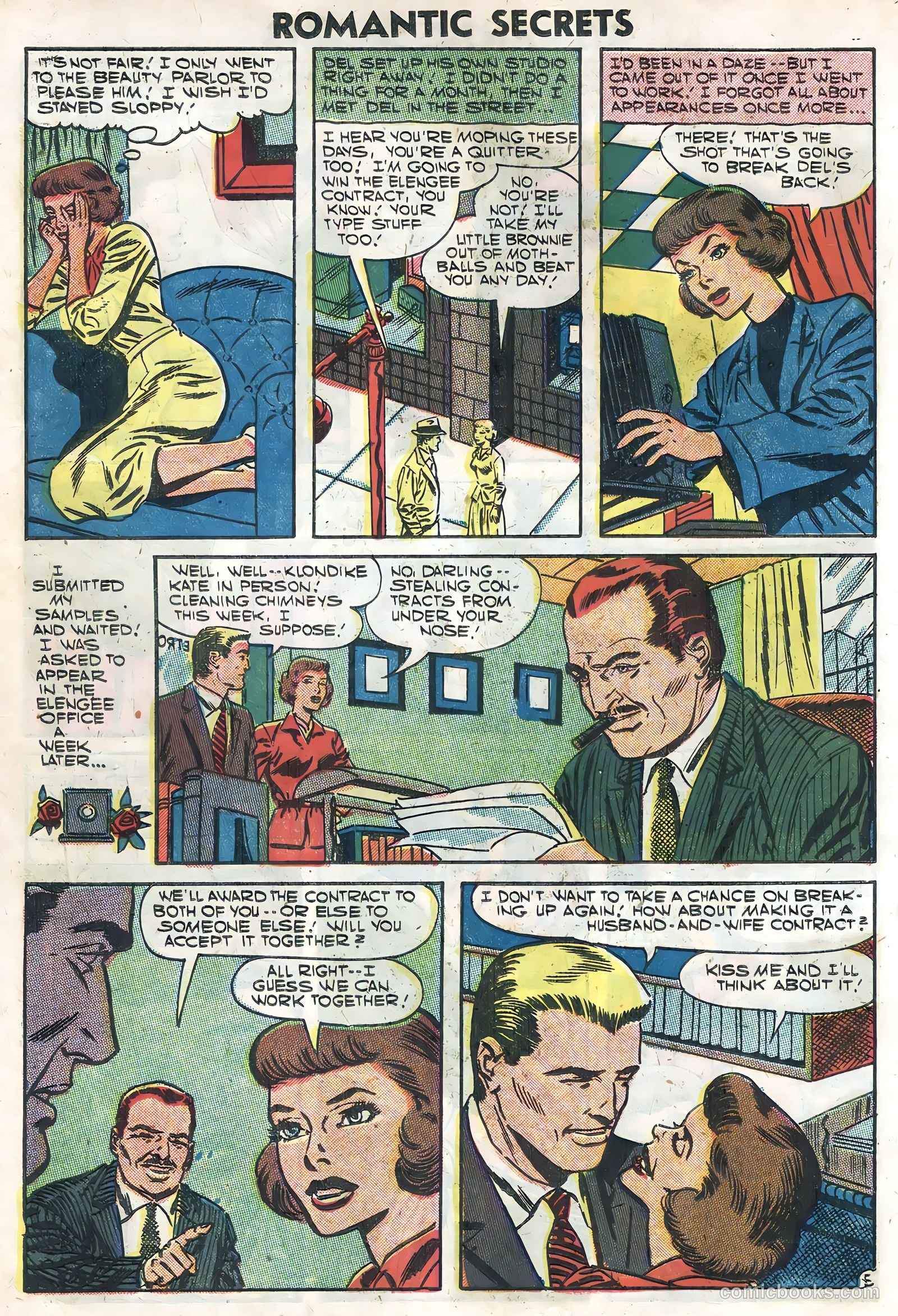 Romantic Secrets #12 (1957) — page 14 of 36