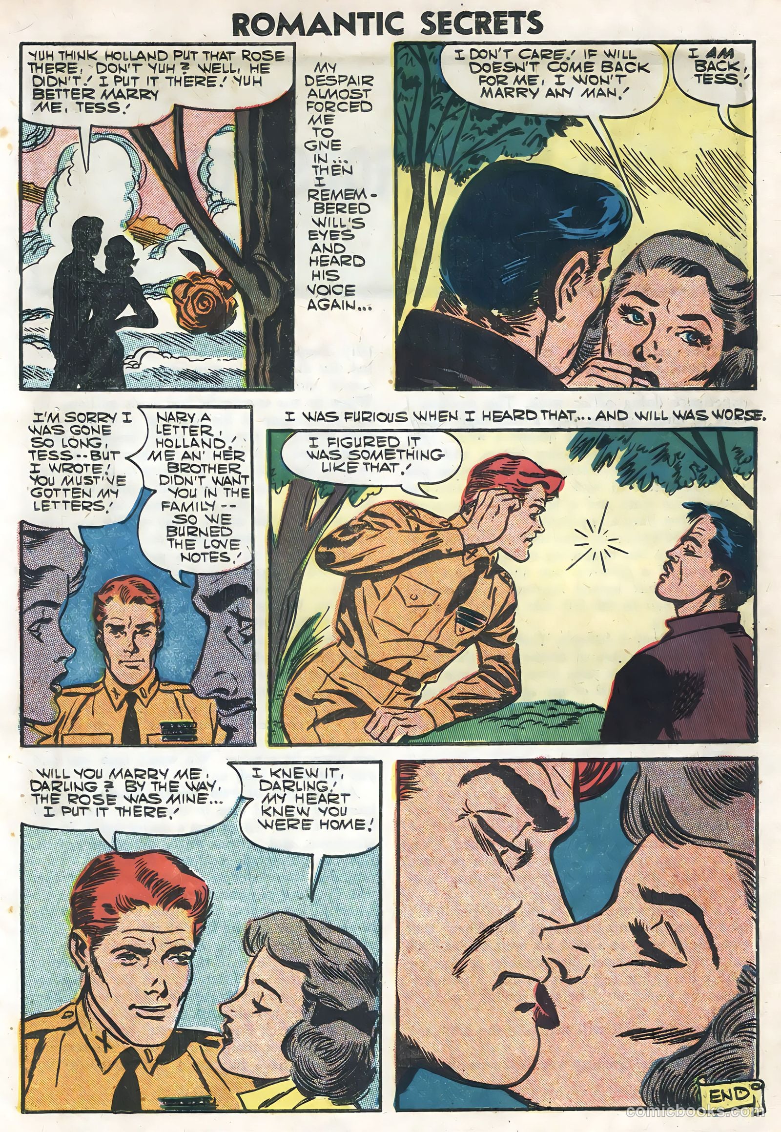 Romantic Secrets #12 (1957) — page 19 of 36