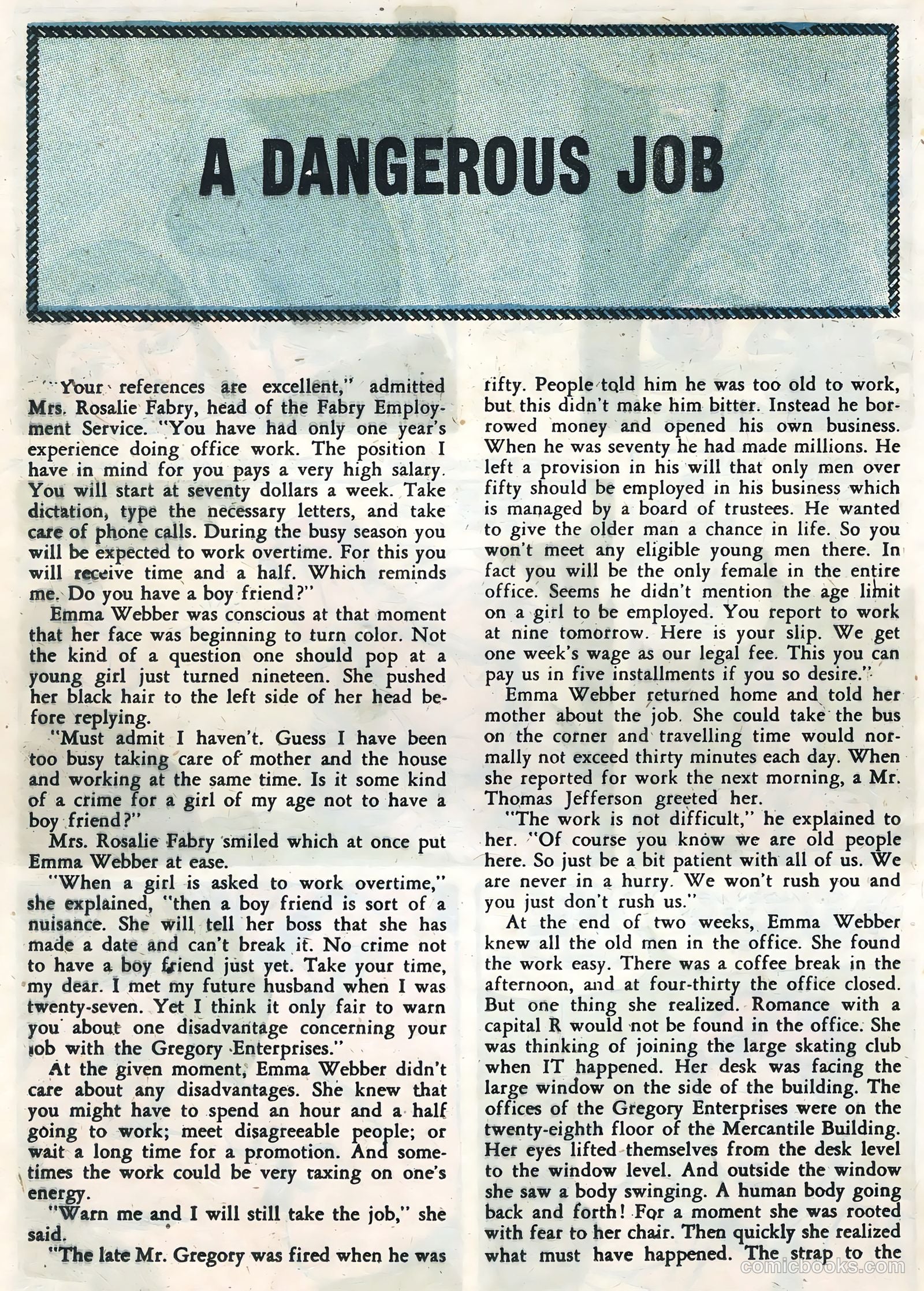 Romantic Secrets #12 (1957) — page 20 of 36