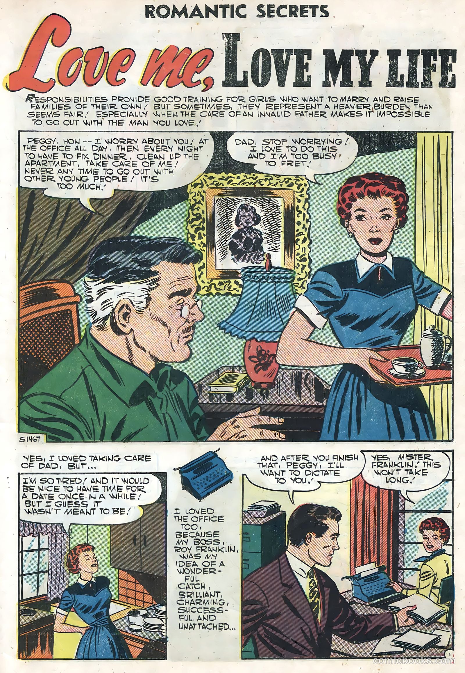 Romantic Secrets #12 (1957) — page 23 of 36