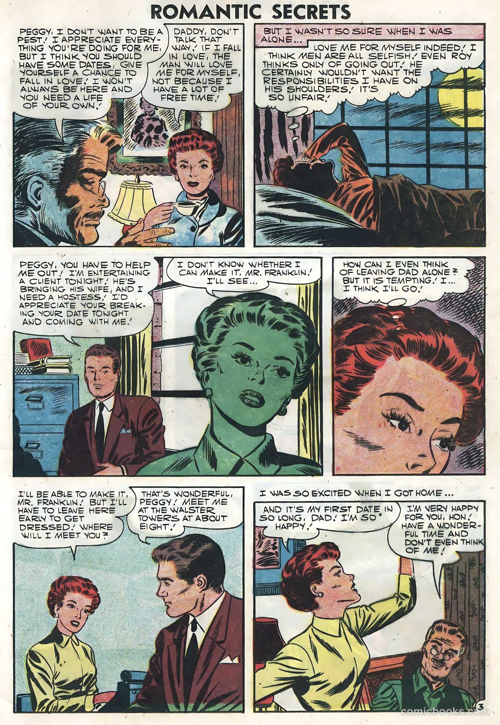 Romantic Secrets #12 (1957) — page 25 of 36