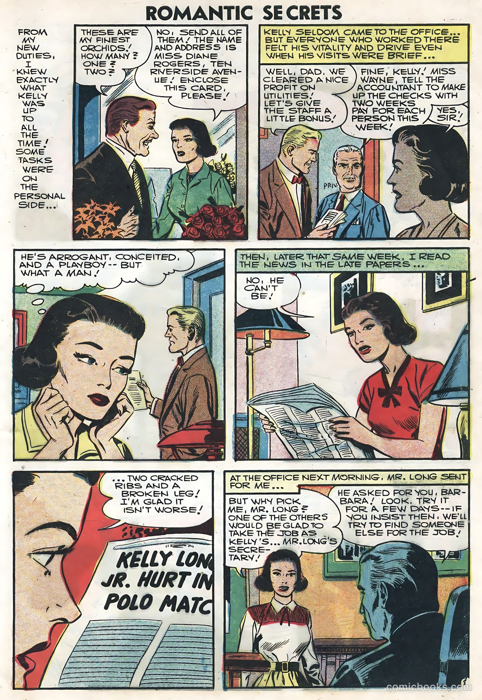 Romantic Secrets #12 (1957) — page 29 of 36