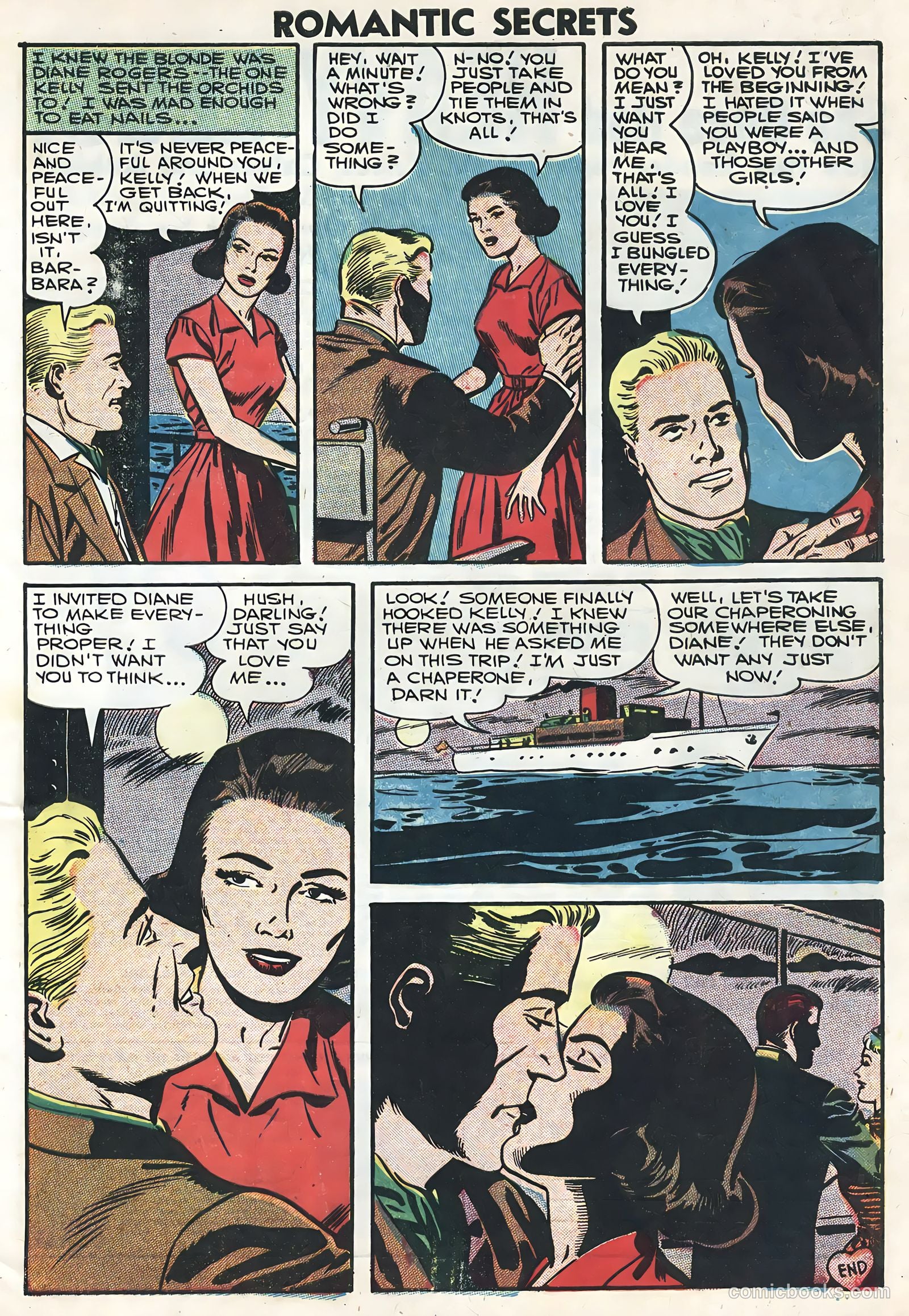 Romantic Secrets #12 (1957) — page 33 of 36