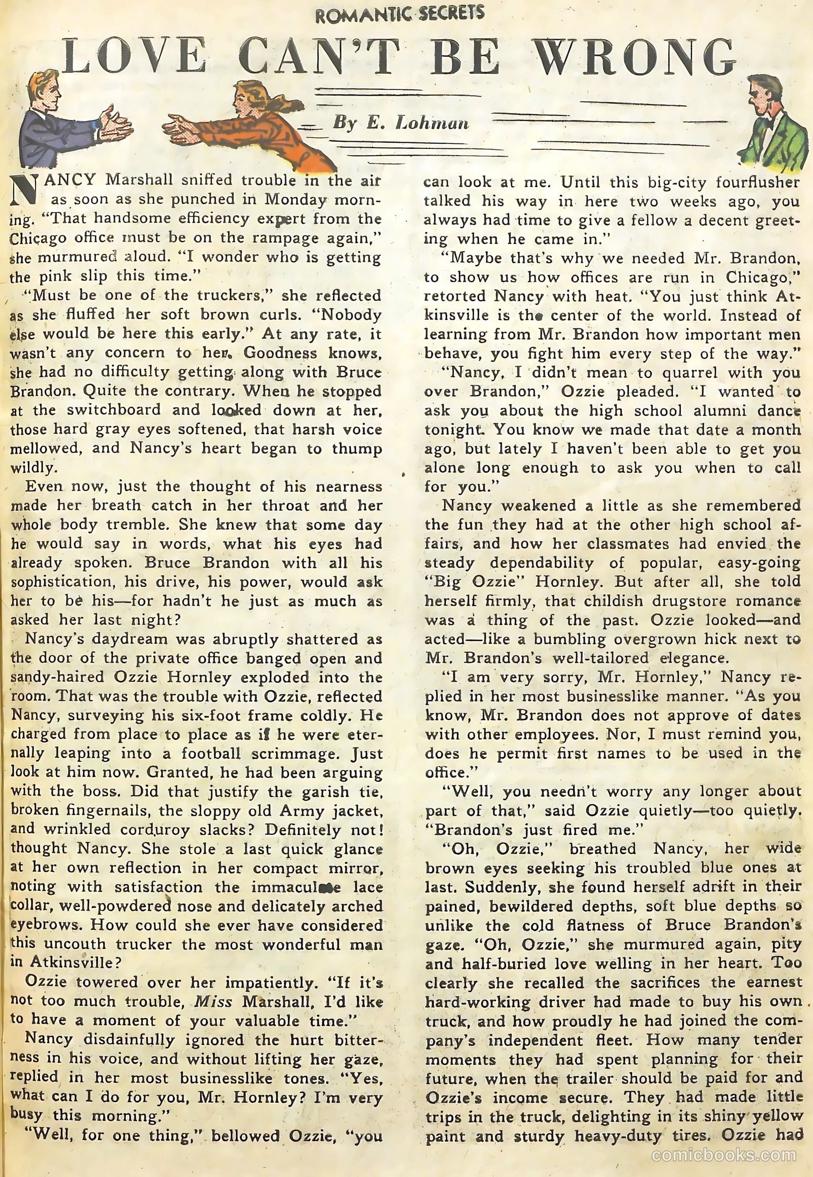 Romantic Secrets #13 (1957) — page 26 of 37