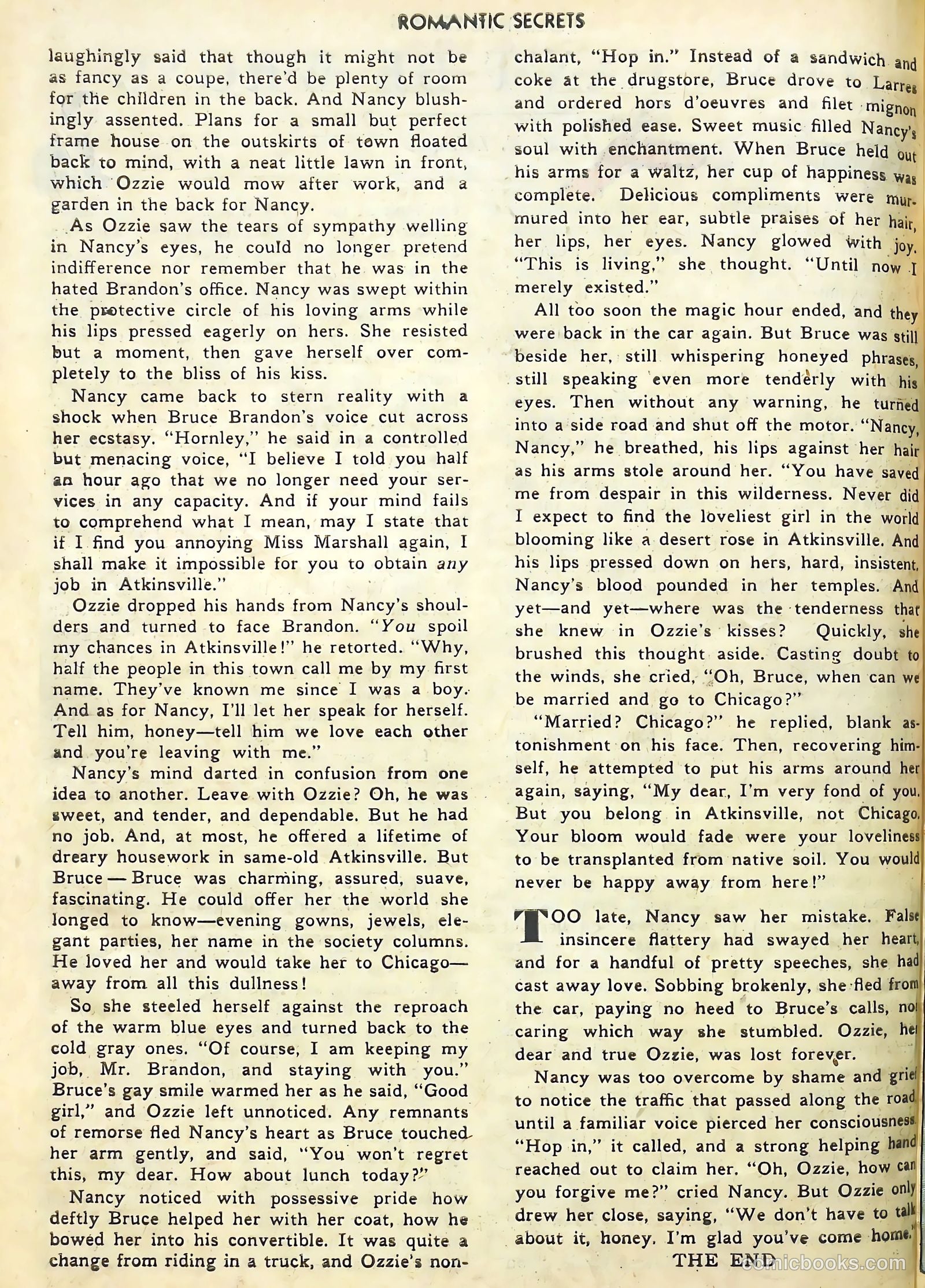 Romantic Secrets #13 (1957) — page 27 of 37