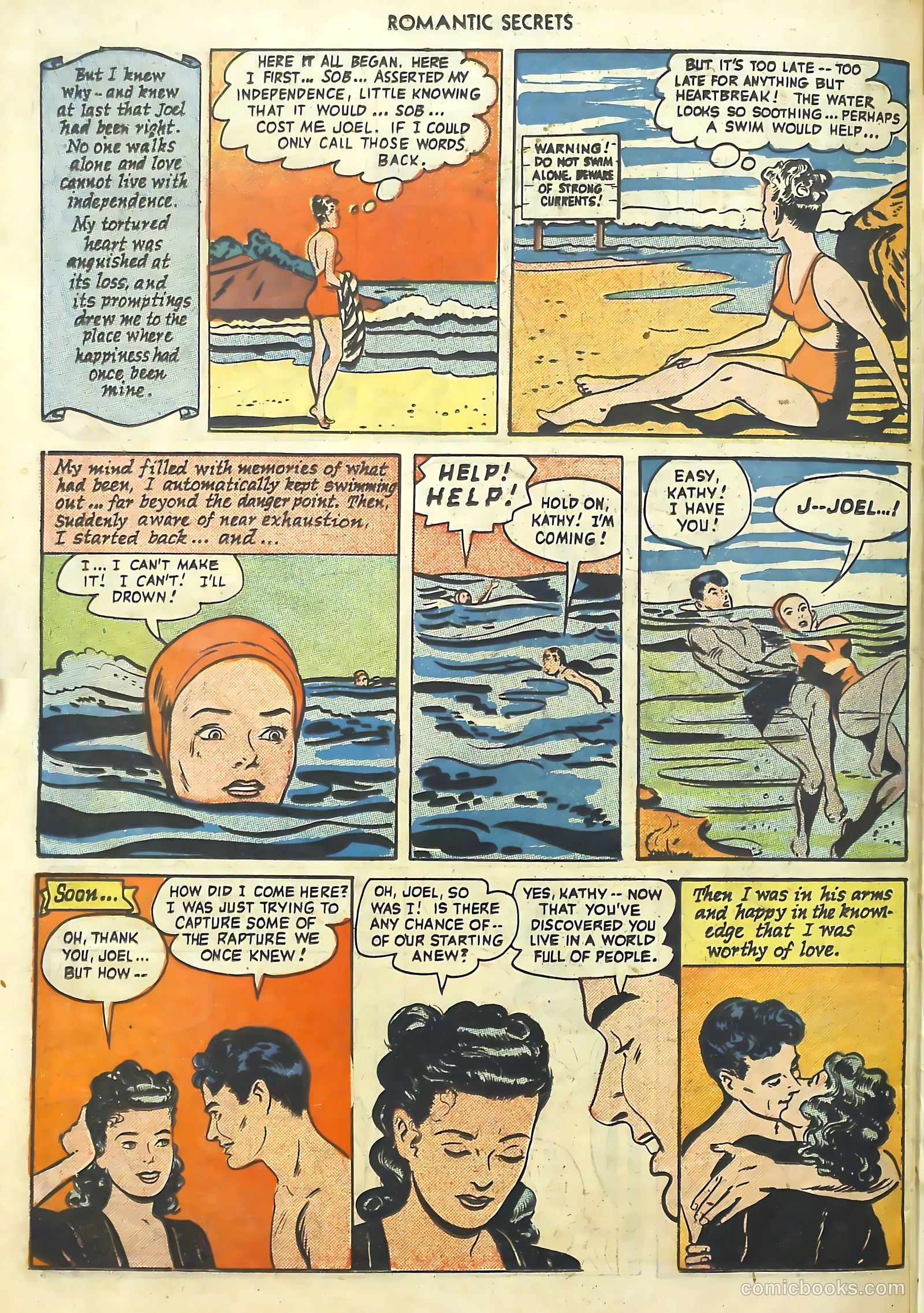 Romantic Secrets #13 (1957) — page 35 of 37