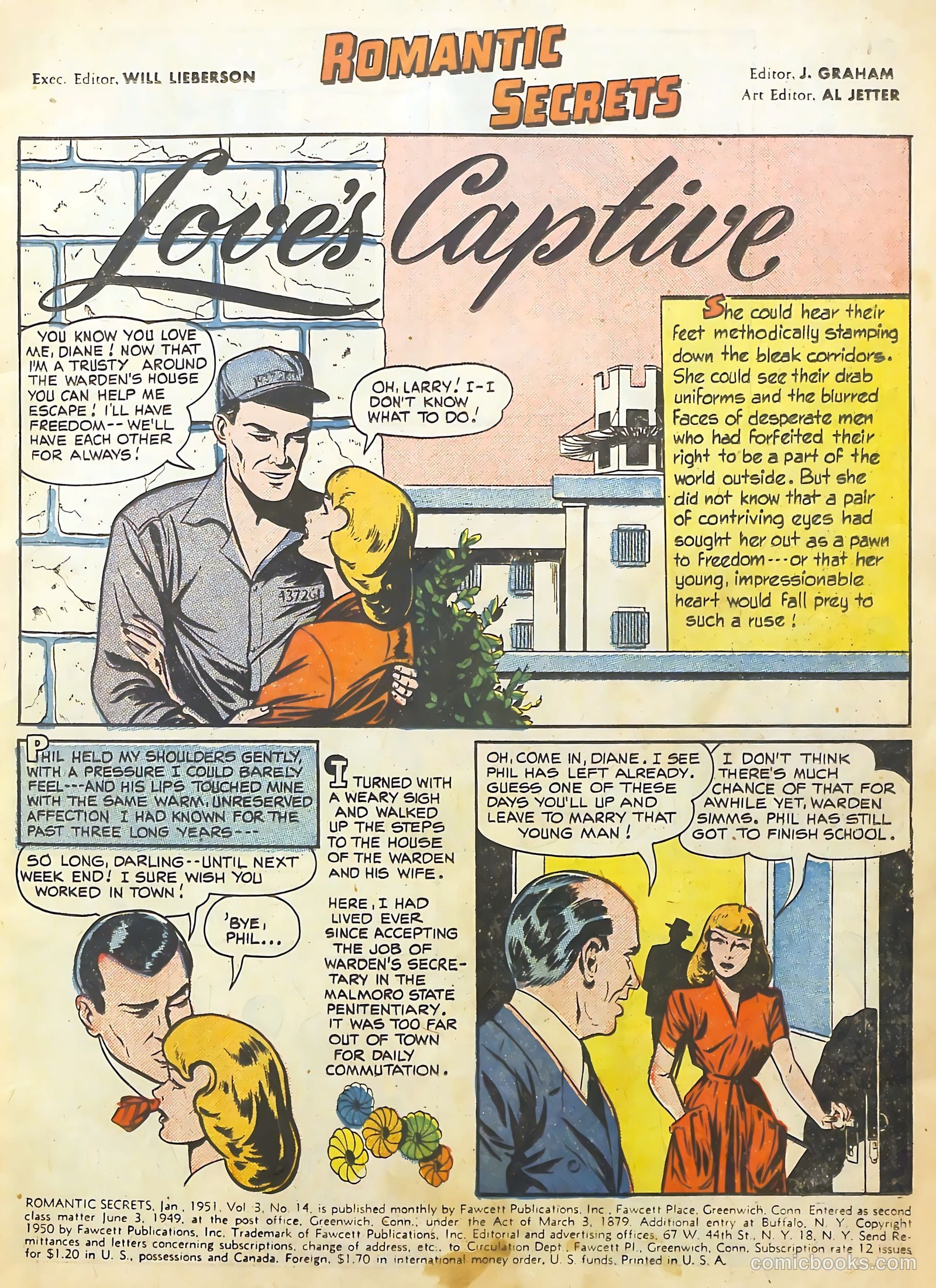 Romantic Secrets #14 (1951) — page 3 of 36