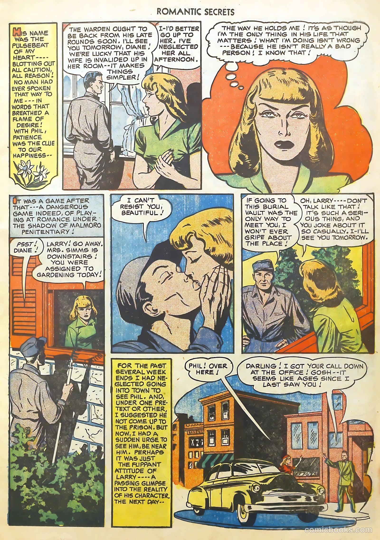 Romantic Secrets #14 (1951) — page 7 of 36
