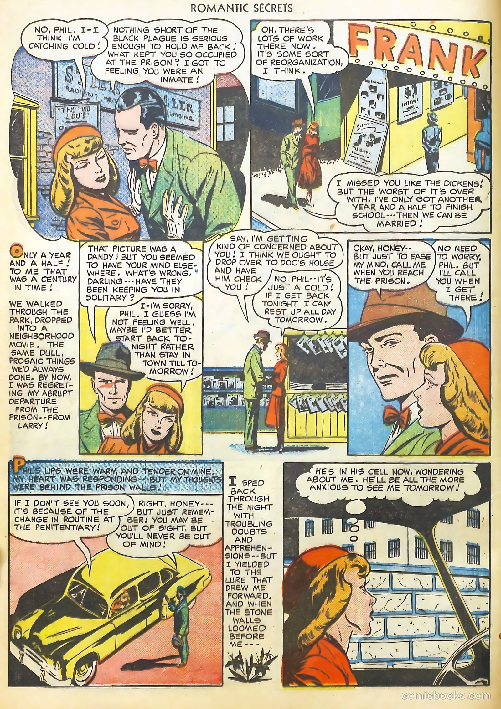 Romantic Secrets #14 (1951) — page 8 of 36