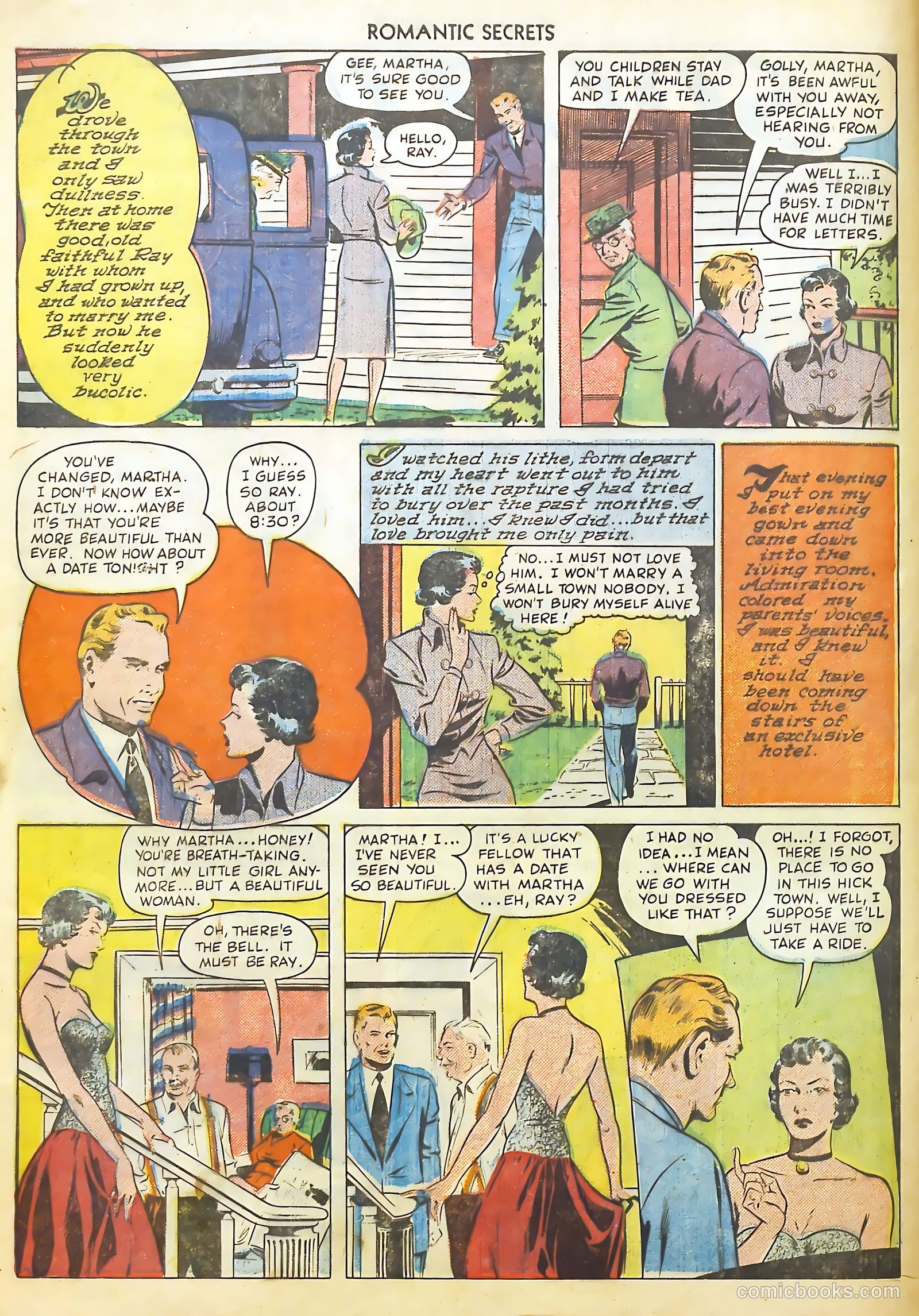 Romantic Secrets #14 (1951) — page 16 of 36