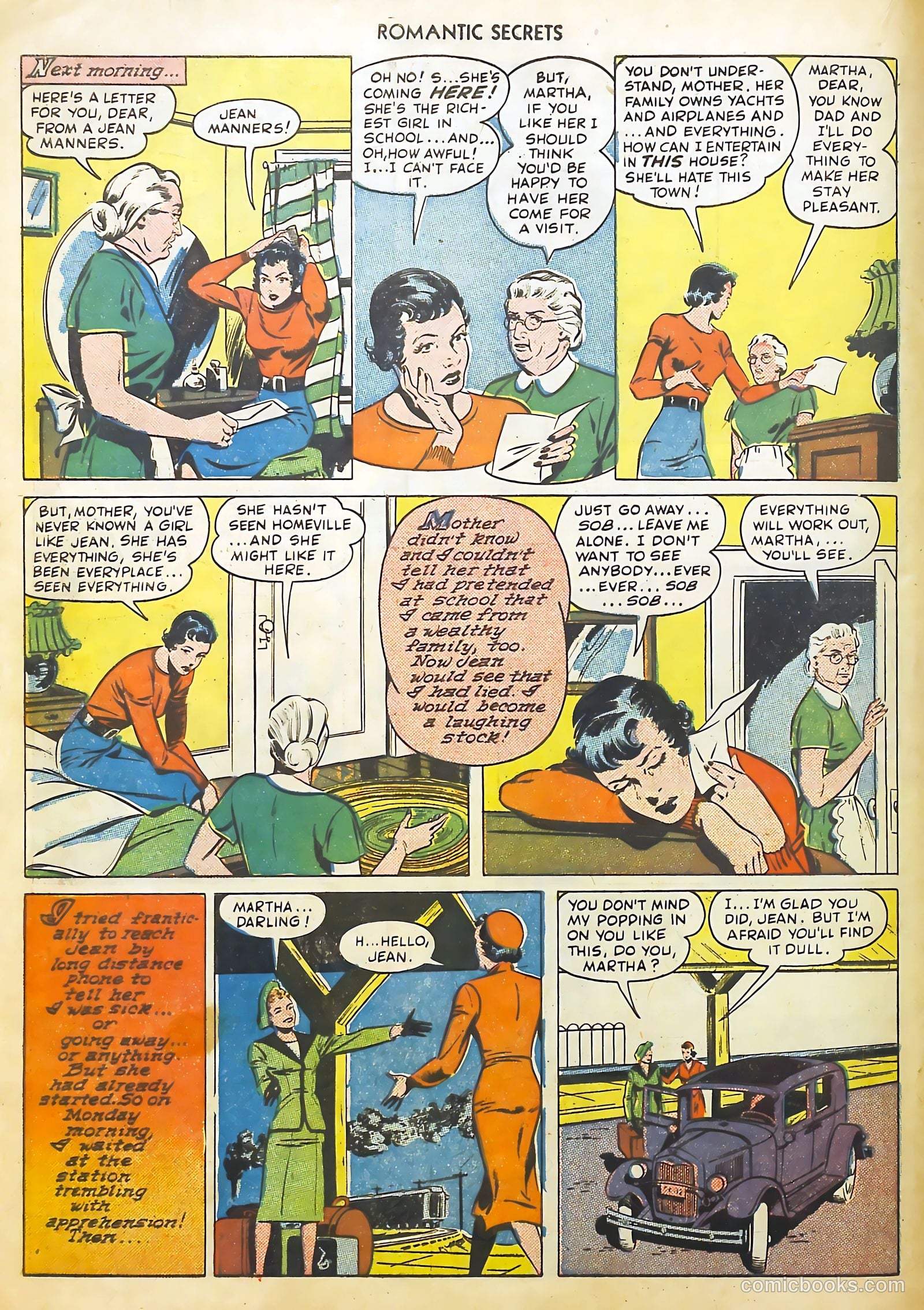Romantic Secrets #14 (1951) — page 18 of 36