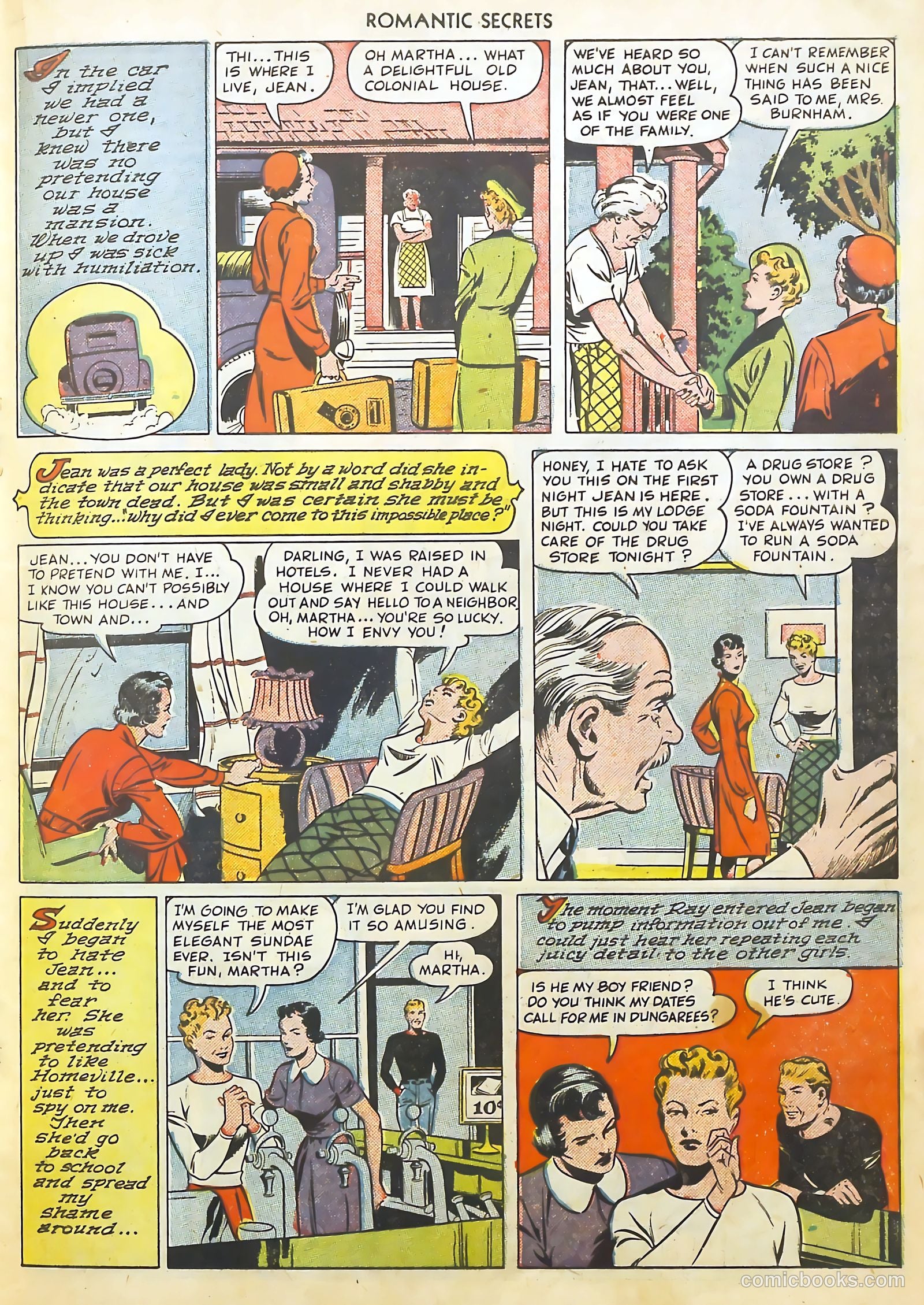 Romantic Secrets #14 (1951) — page 19 of 36