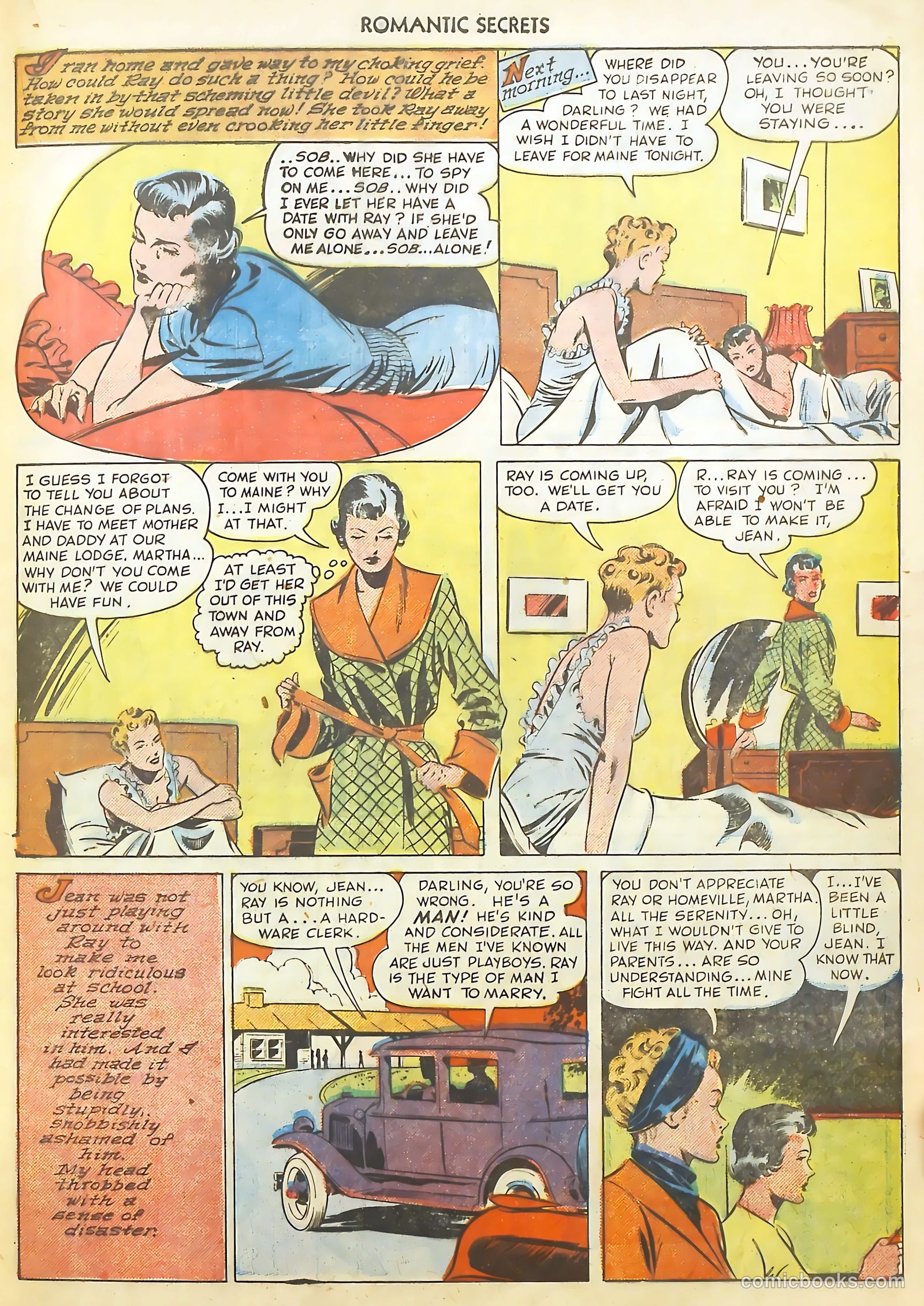 Romantic Secrets #14 (1951) — page 21 of 36