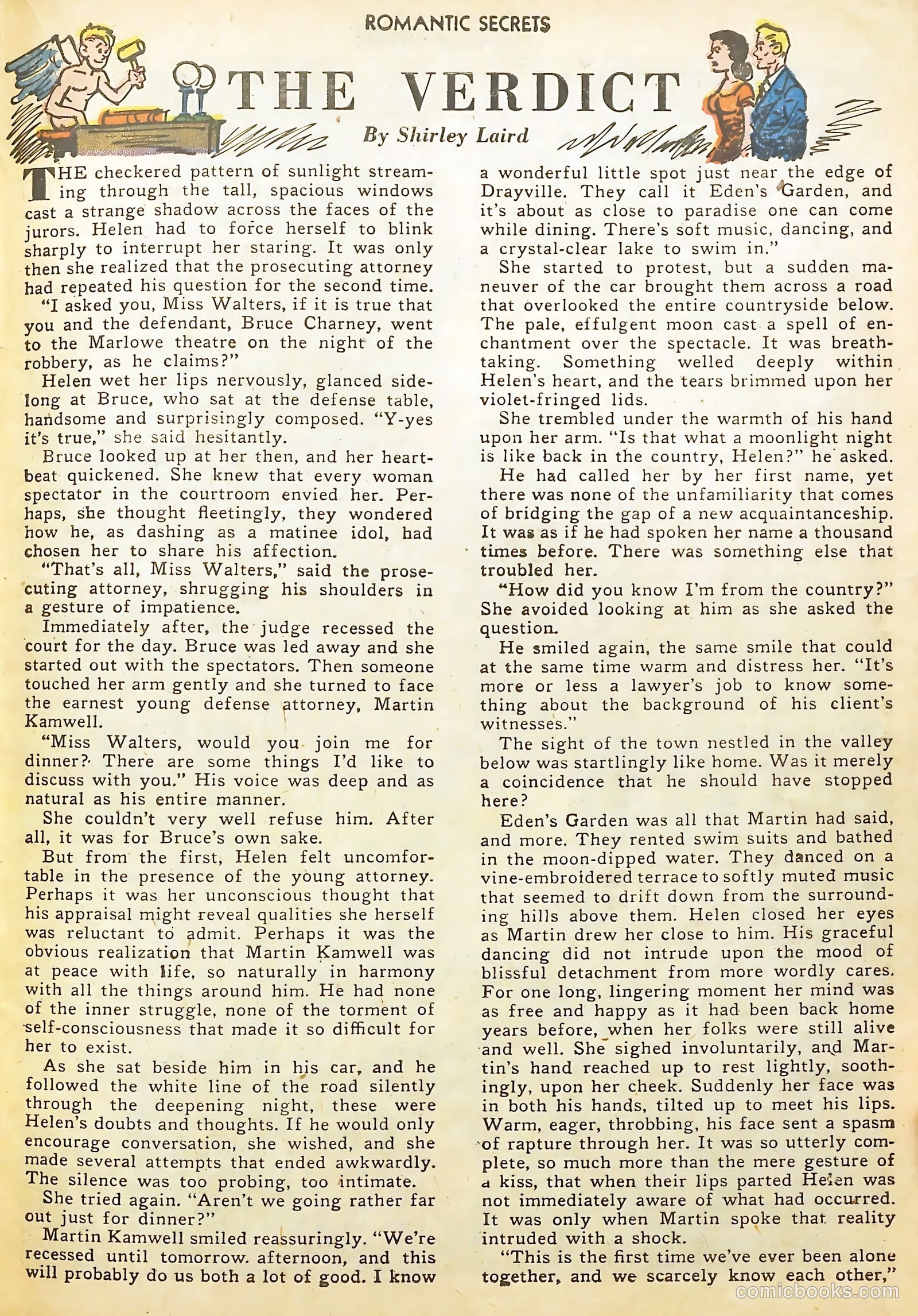 Romantic Secrets #14 (1951) — page 23 of 36