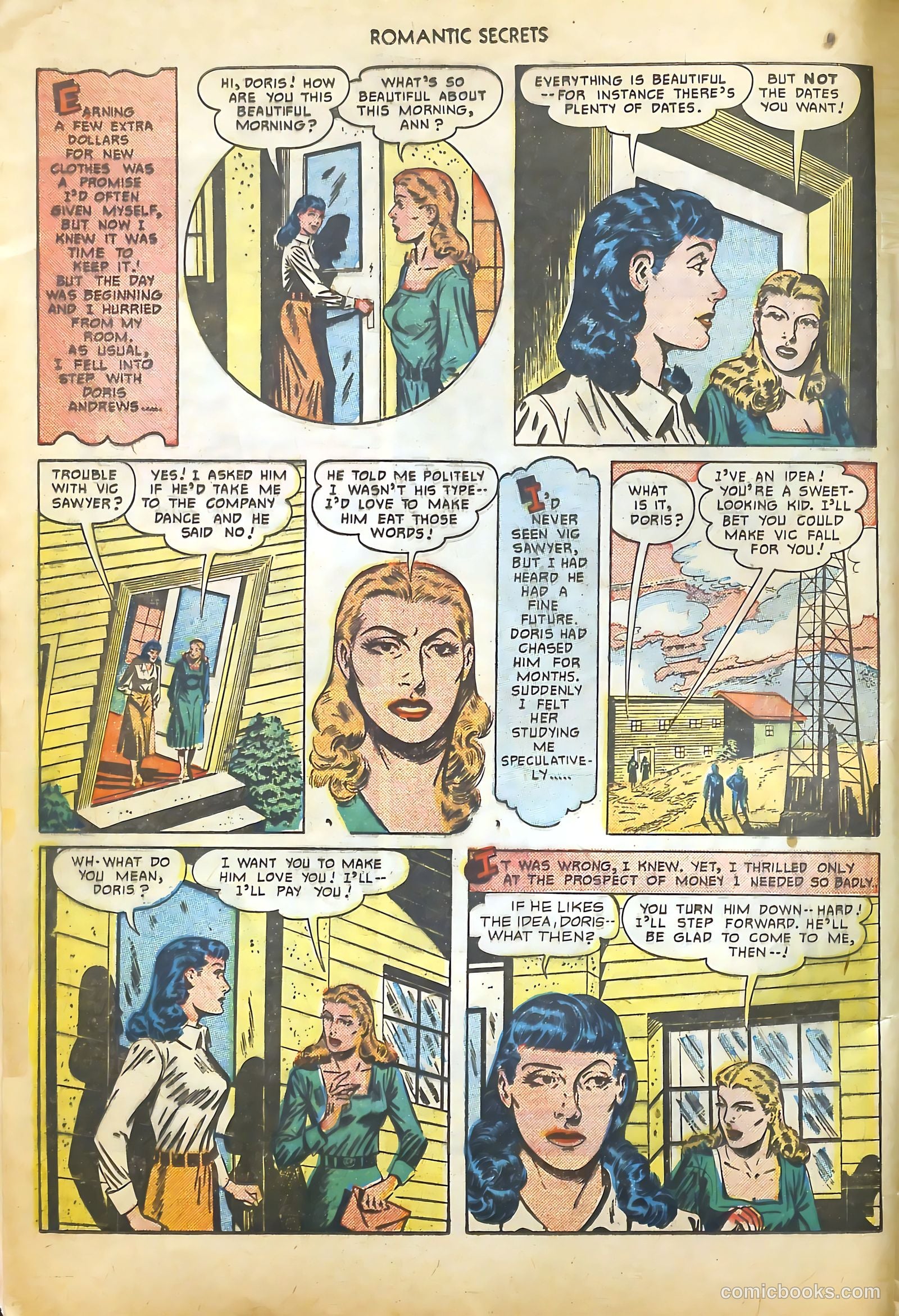 Romantic Secrets #15 (1951) — page 4 of 36