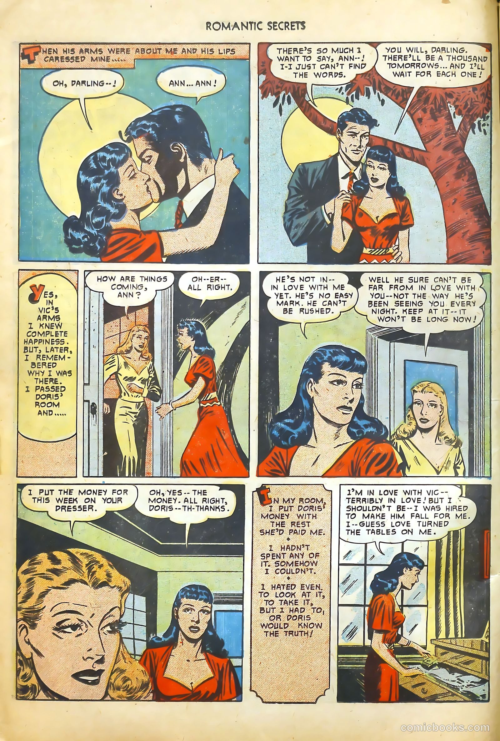 Romantic Secrets #15 (1951) — page 8 of 36