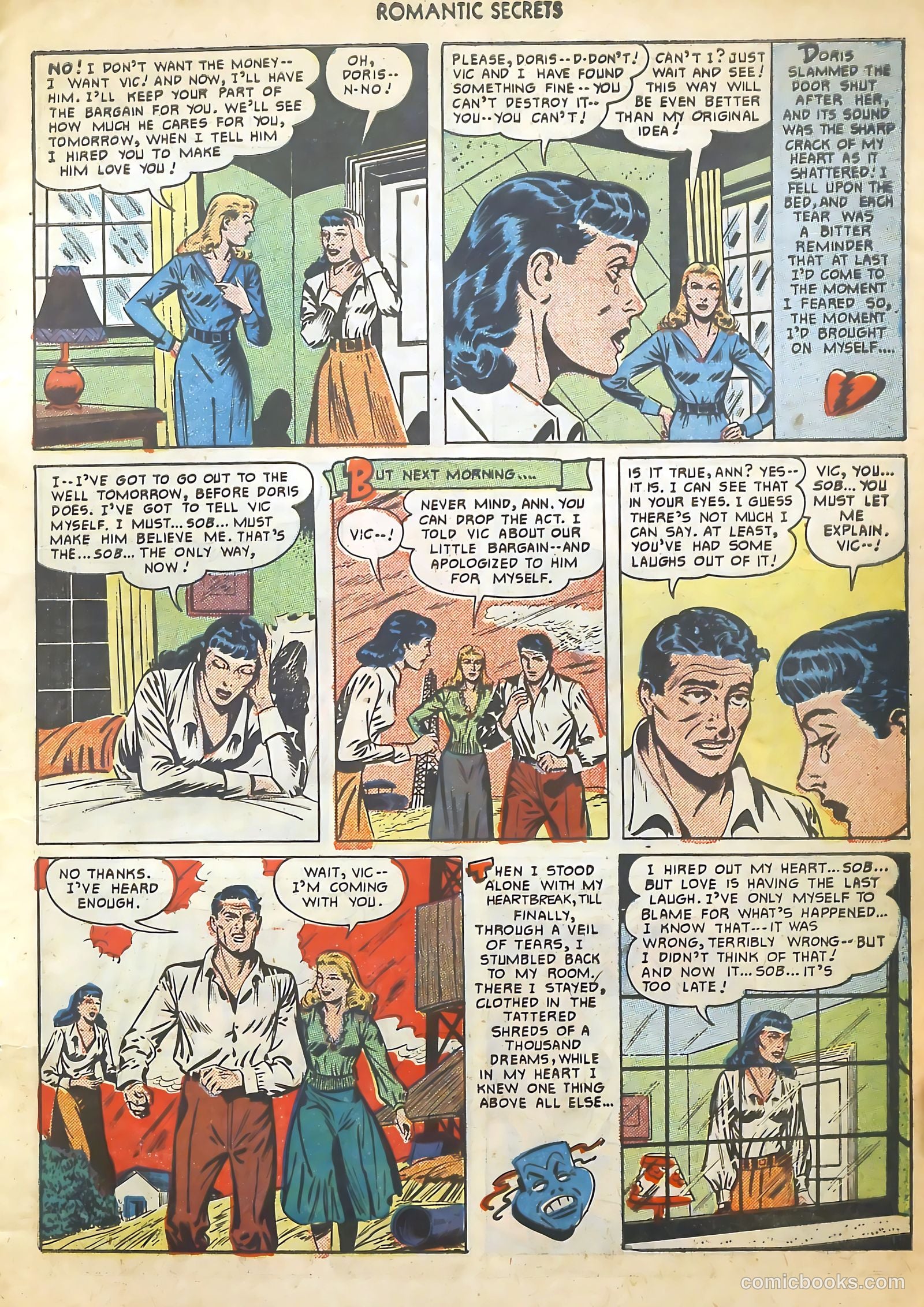 Romantic Secrets #15 (1951) — page 11 of 36