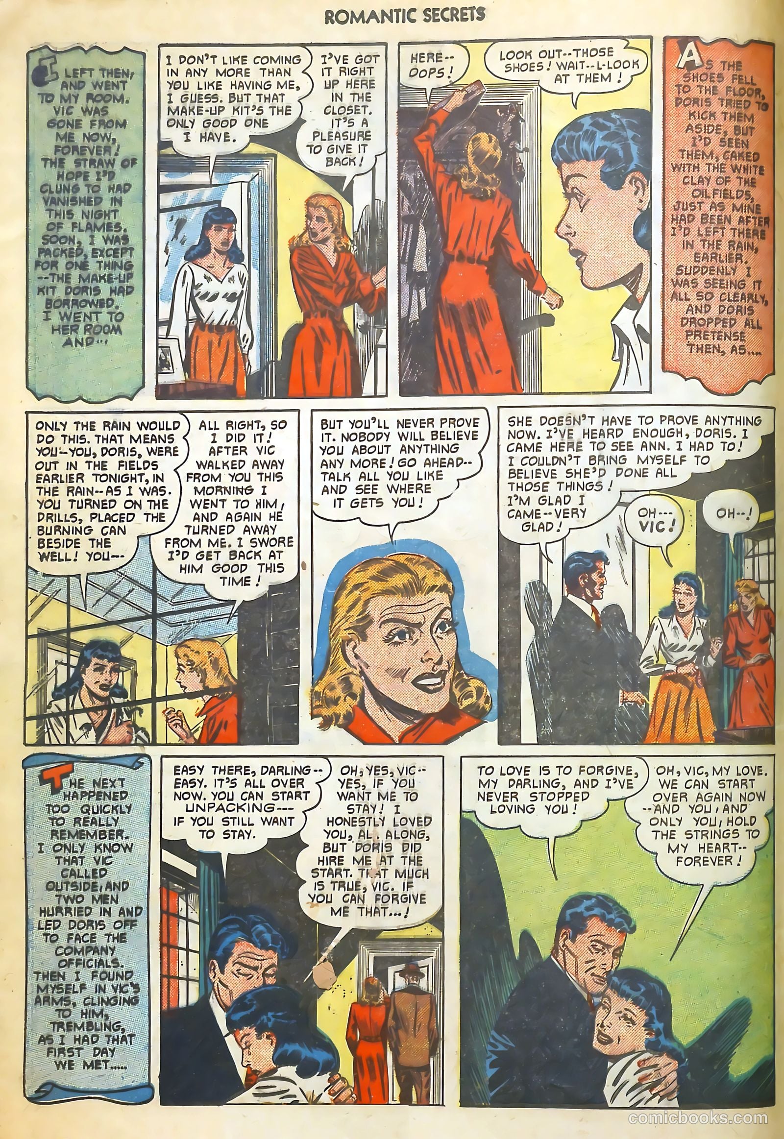Romantic Secrets #15 (1951) — page 14 of 36
