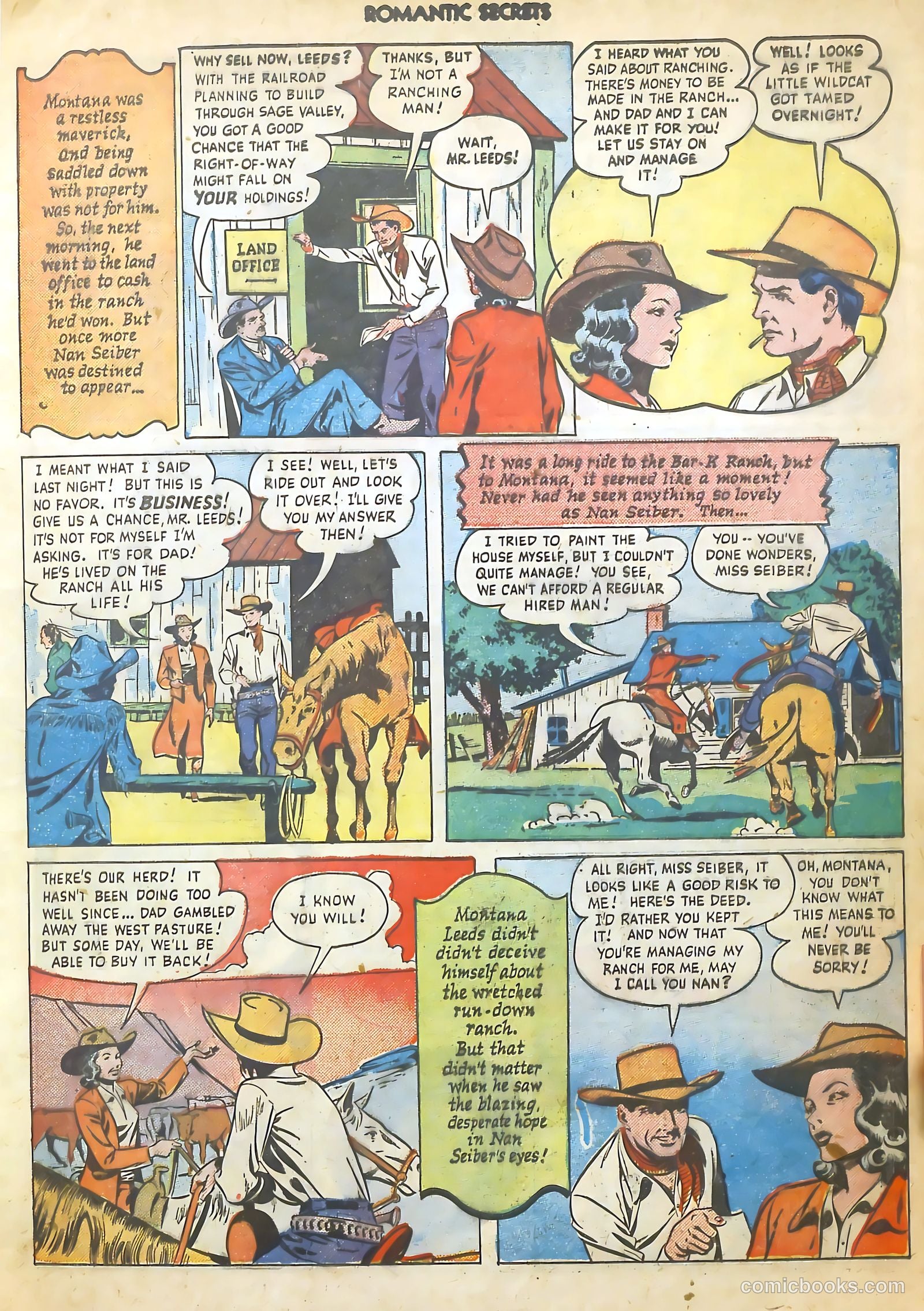 Romantic Secrets #15 (1951) — page 17 of 36