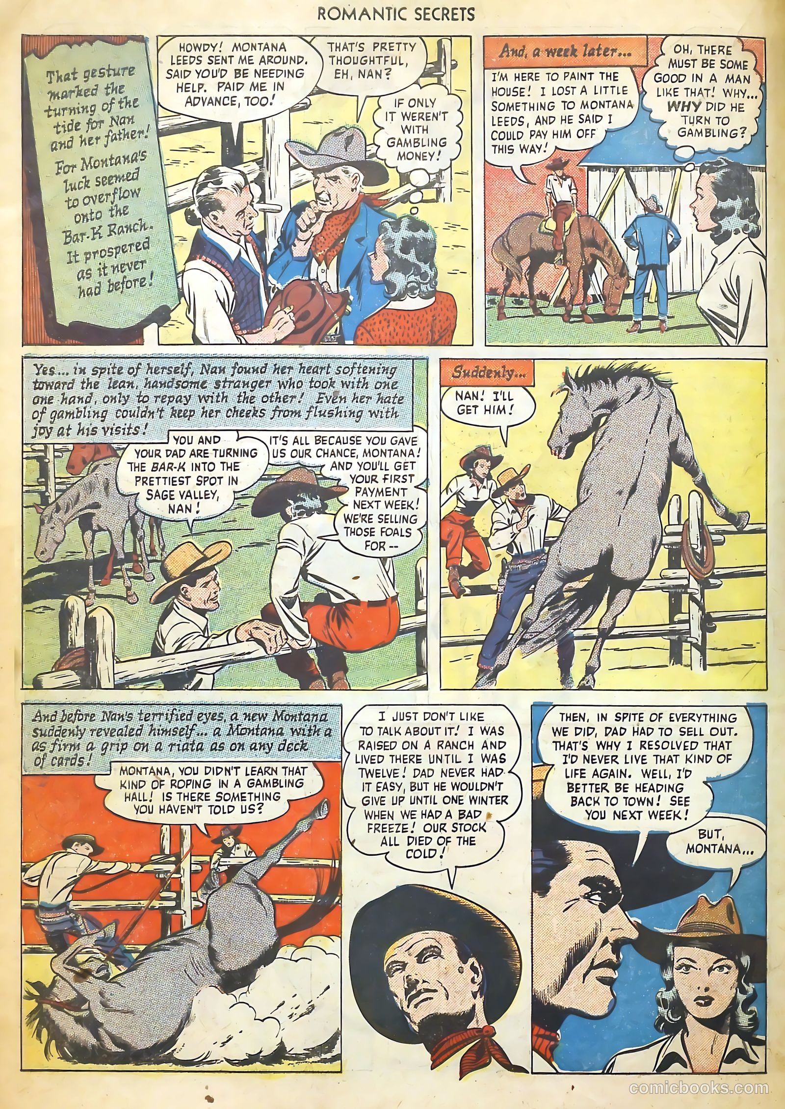 Romantic Secrets #15 (1951) — page 18 of 36