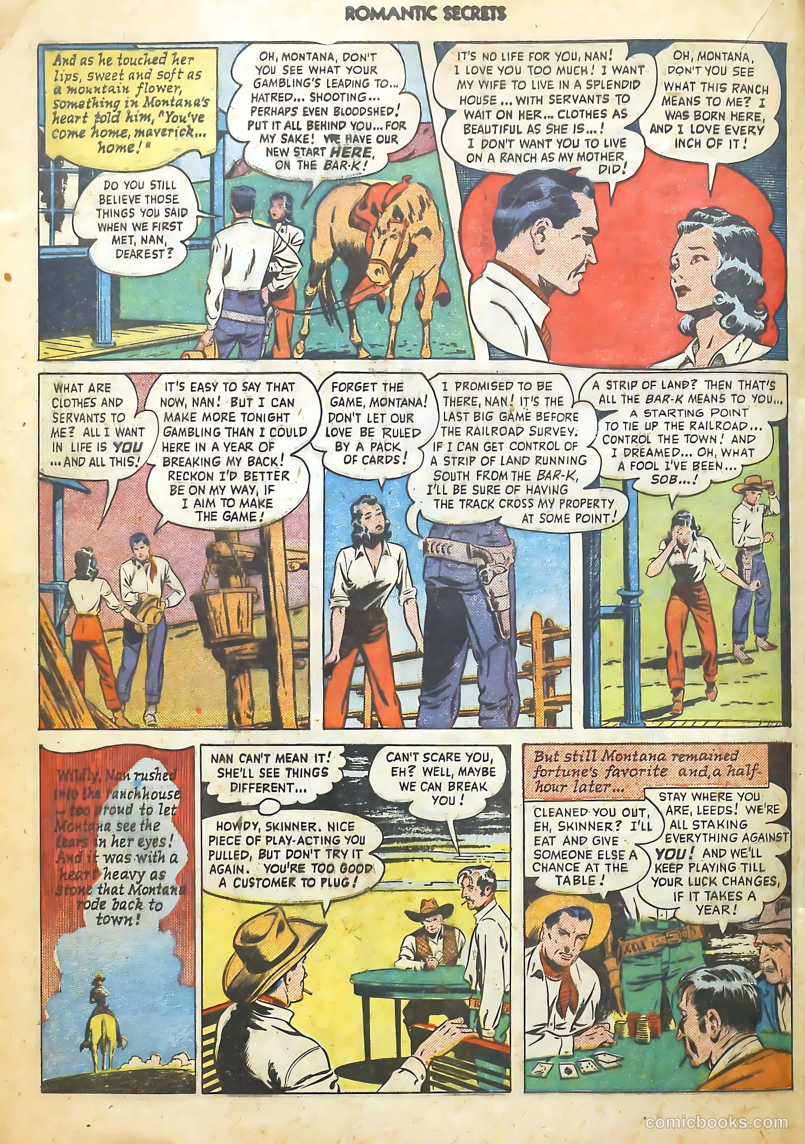 Romantic Secrets #15 (1951) — page 20 of 36