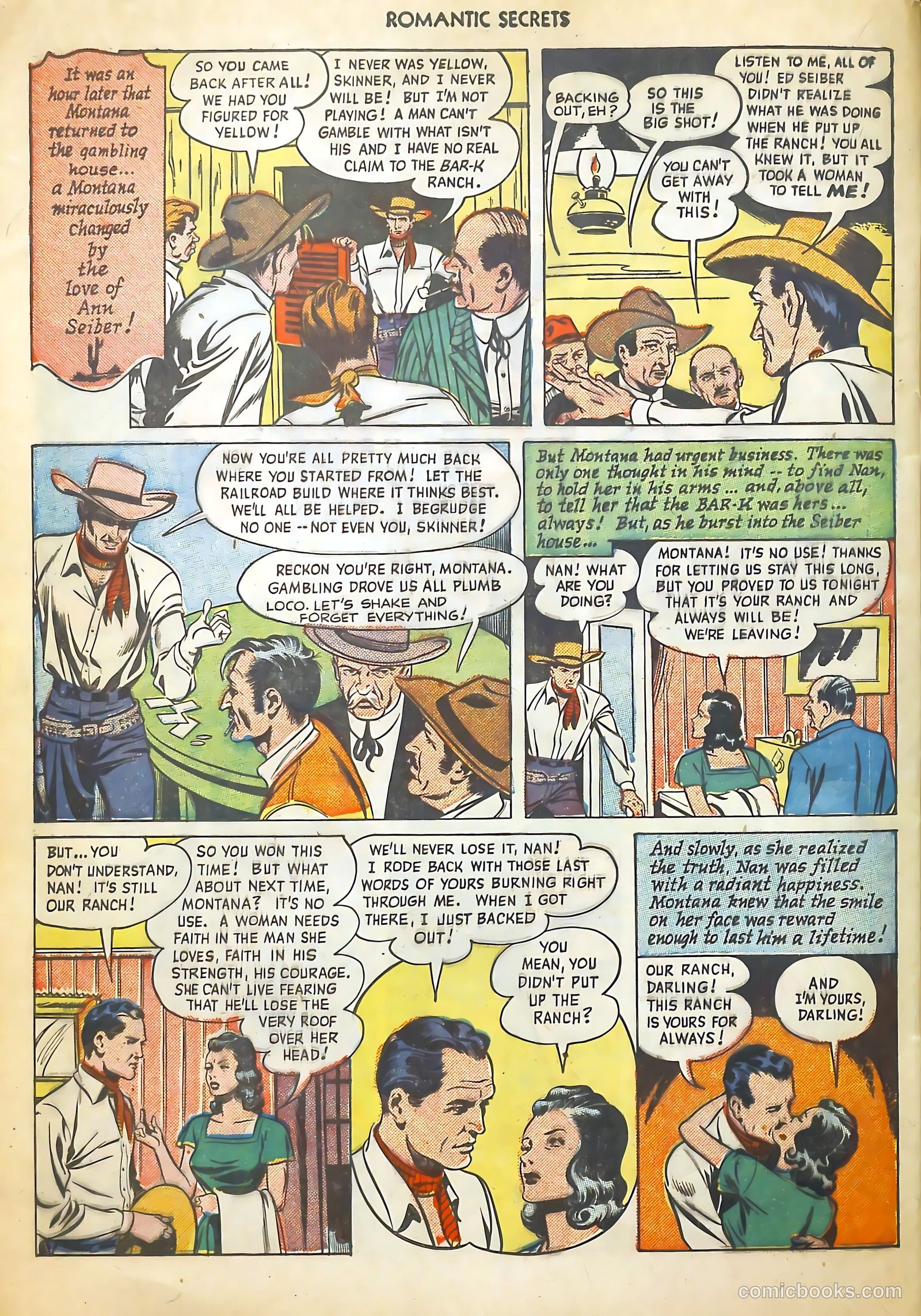 Romantic Secrets #15 (1951) — page 22 of 36