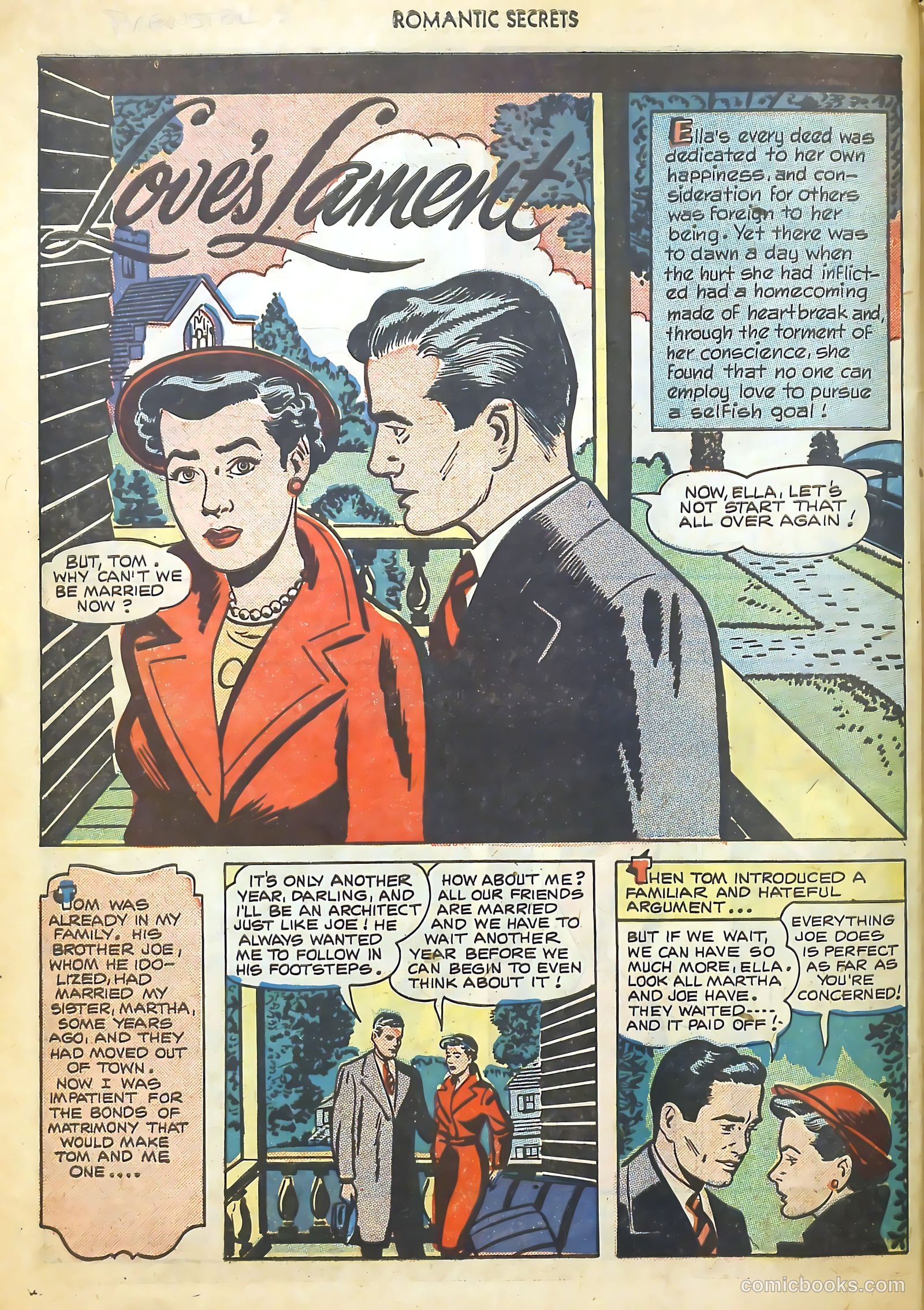 Romantic Secrets #15 (1951) — page 26 of 36