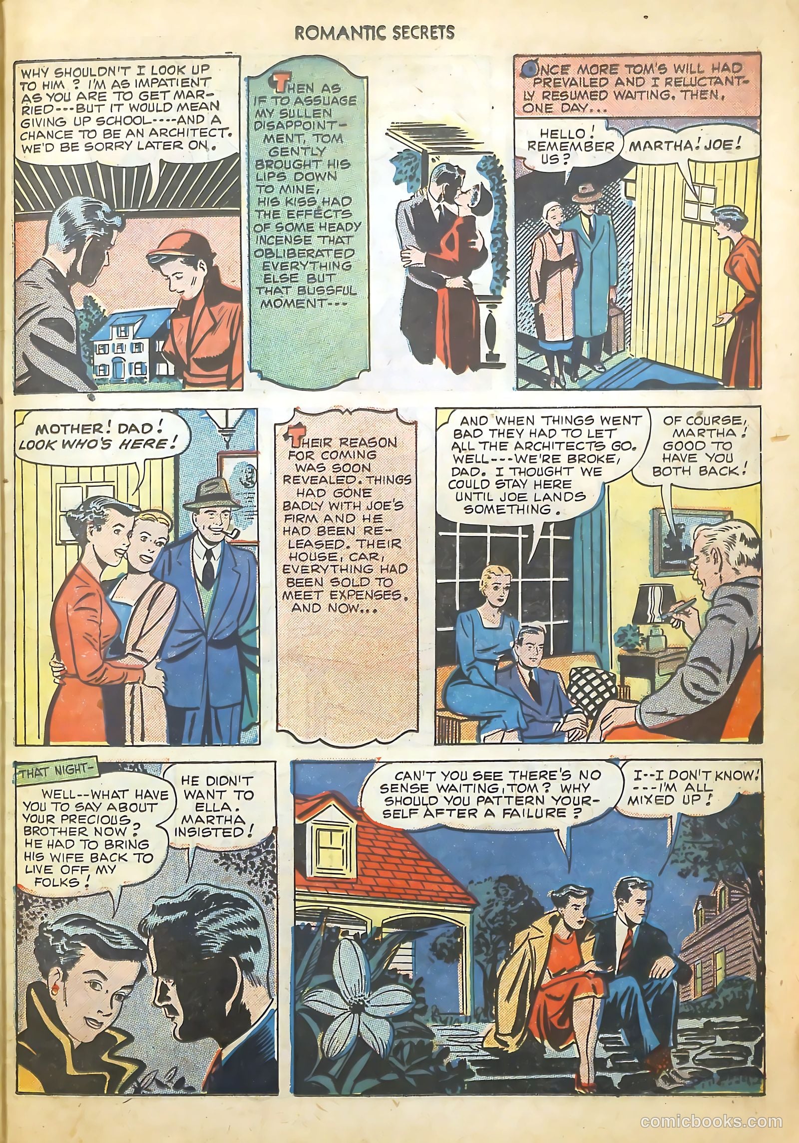 Romantic Secrets #15 (1951) — page 27 of 36