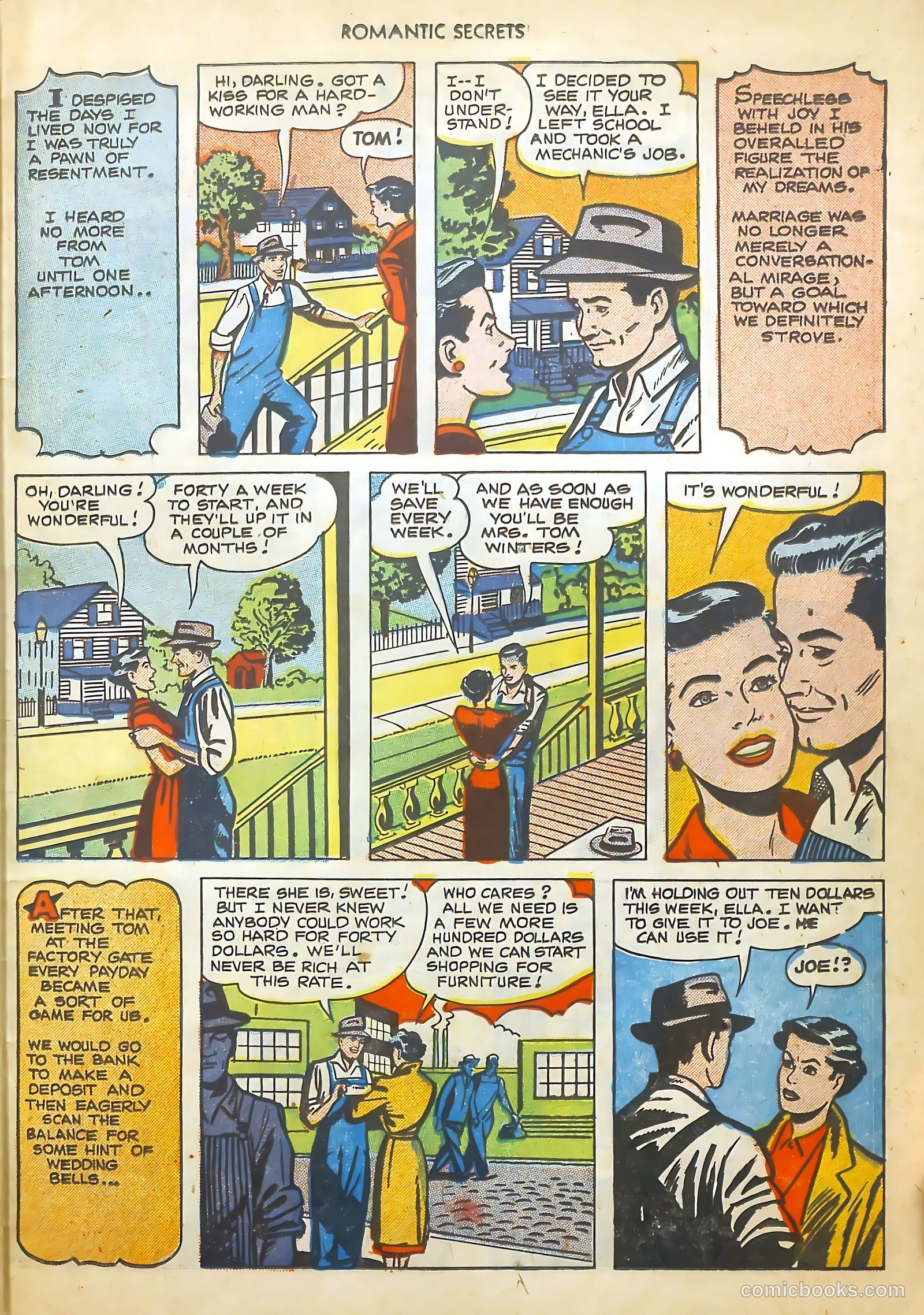 Romantic Secrets #15 (1951) — page 29 of 36