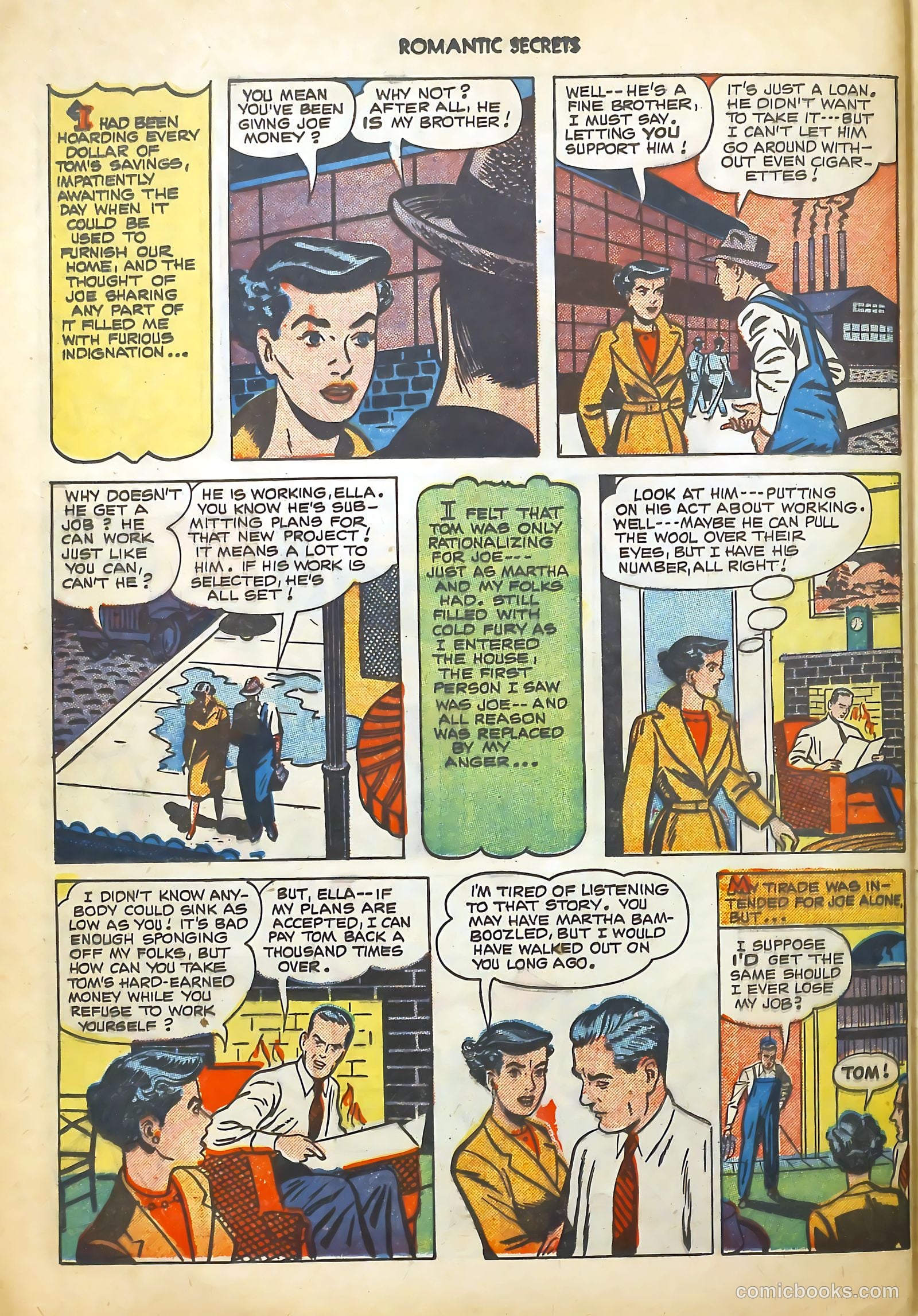 Romantic Secrets #15 (1951) — page 30 of 36