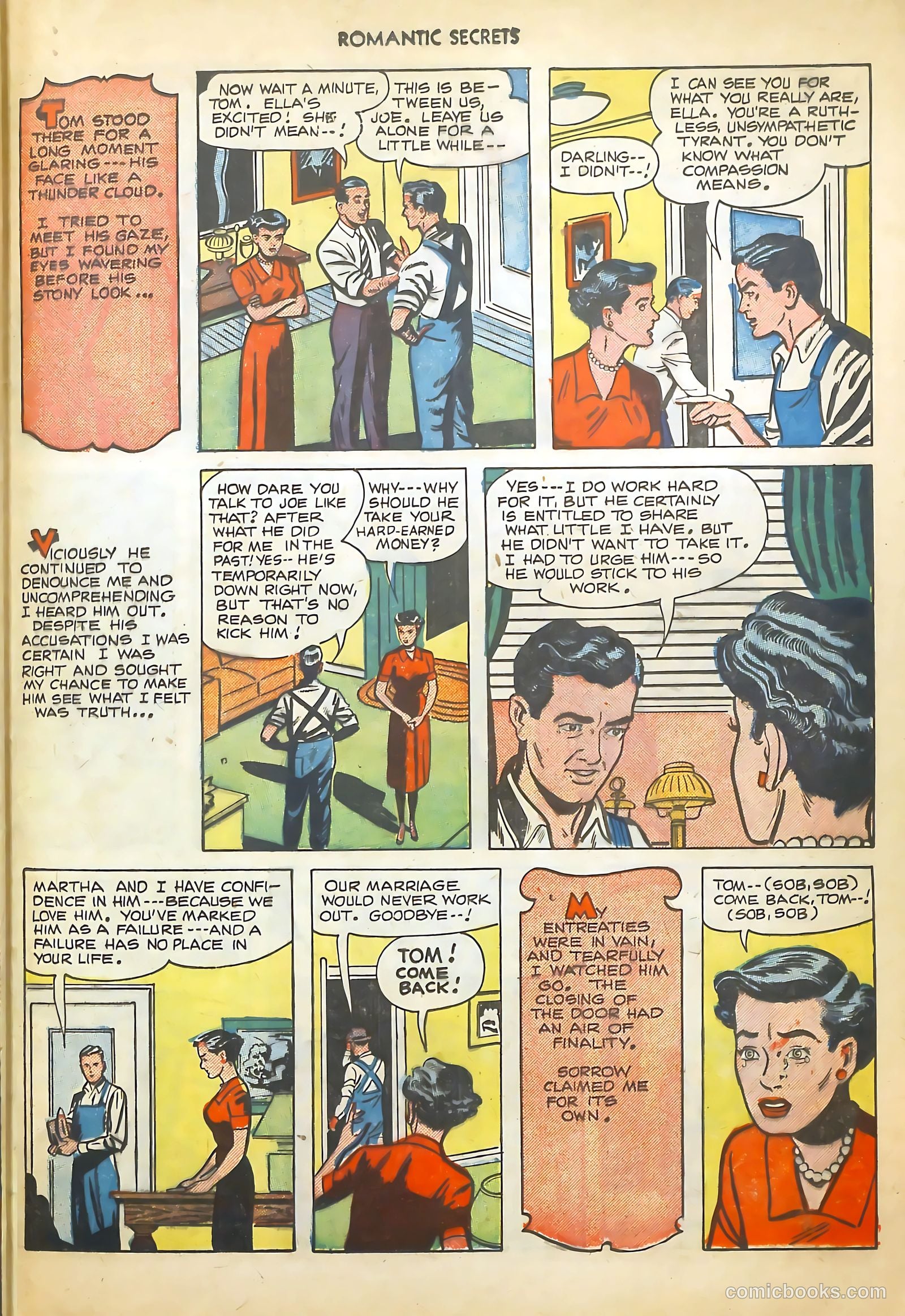 Romantic Secrets #15 (1951) — page 31 of 36