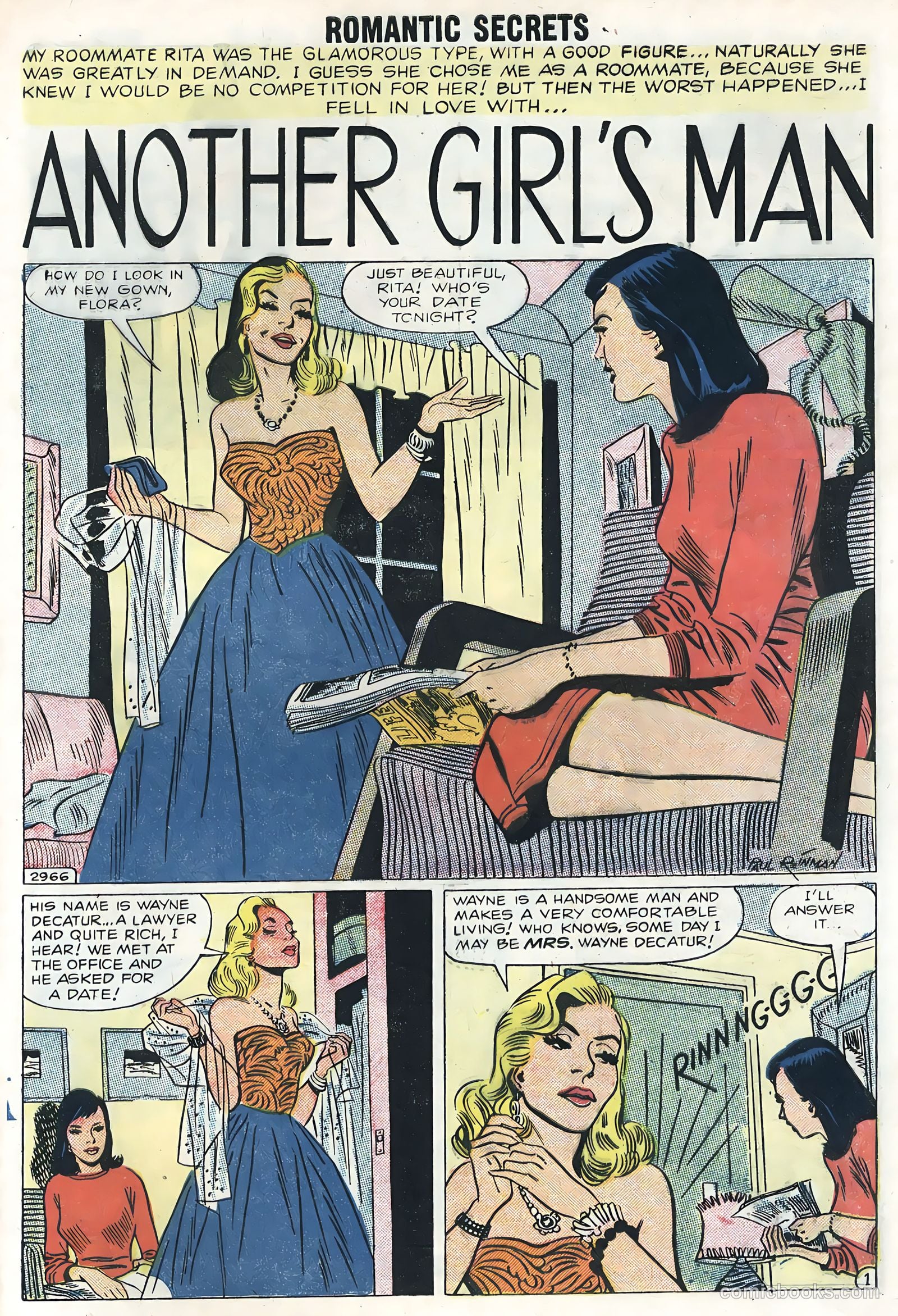 Romantic Secrets #15 (1958) — page 29 of 36