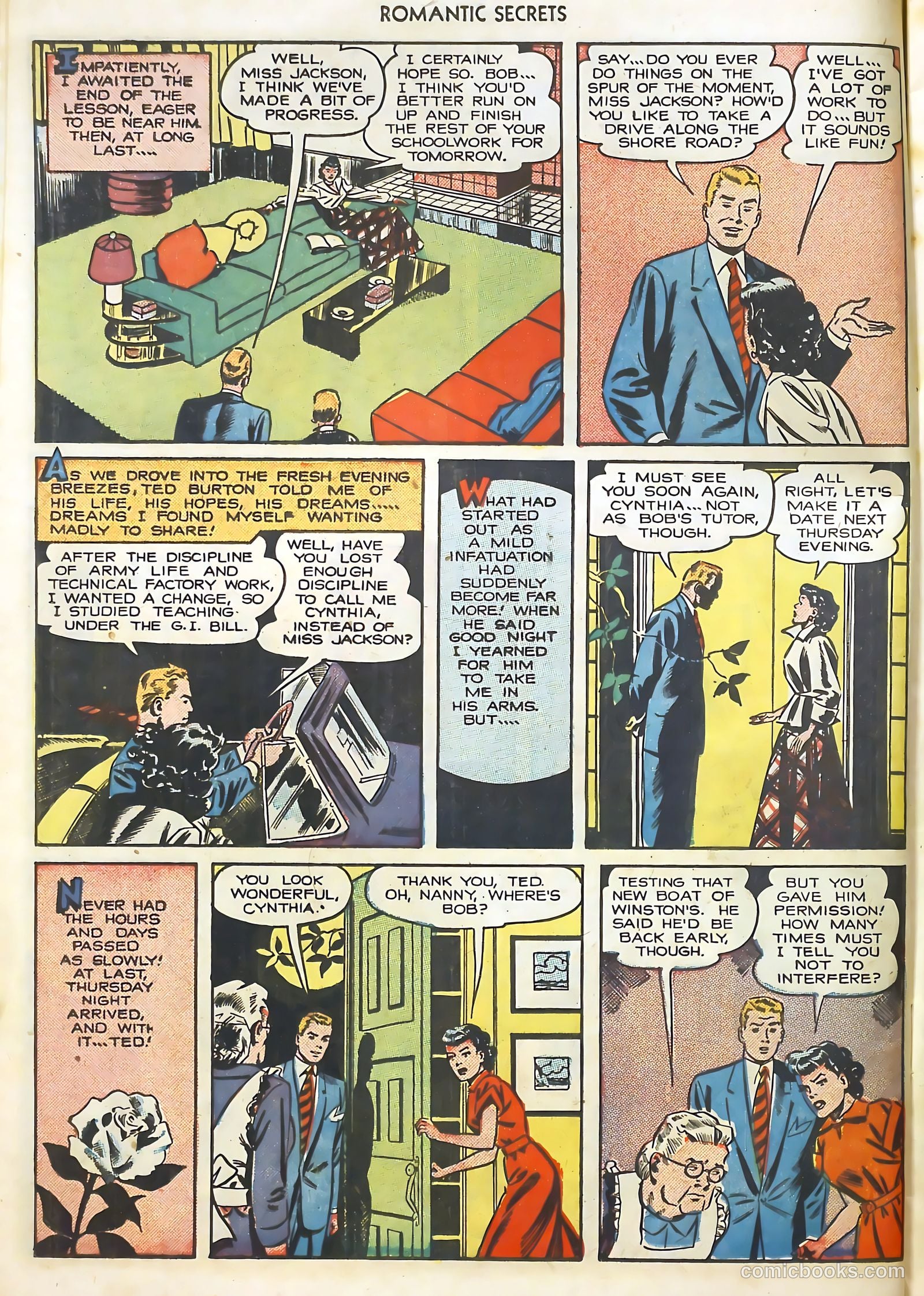 Romantic Secrets #16 (1951) — page 6 of 36