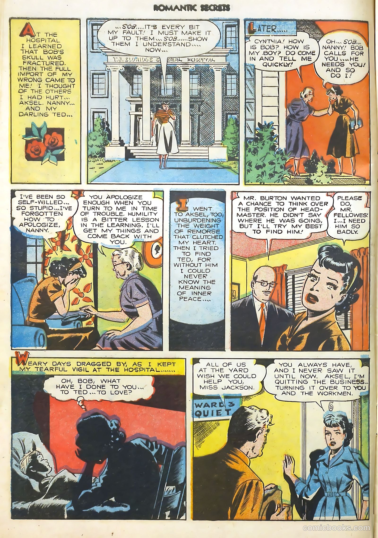 Romantic Secrets #16 (1951) — page 12 of 36