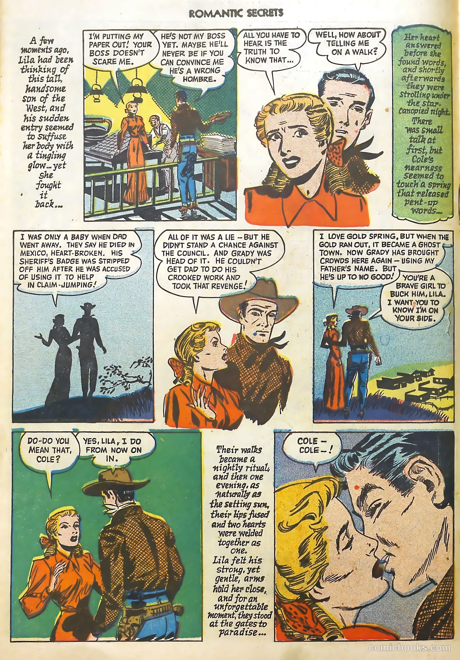 Romantic Secrets #16 (1951) — page 18 of 36
